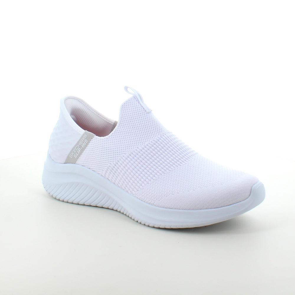 Hvite slip-ins fra Skechers