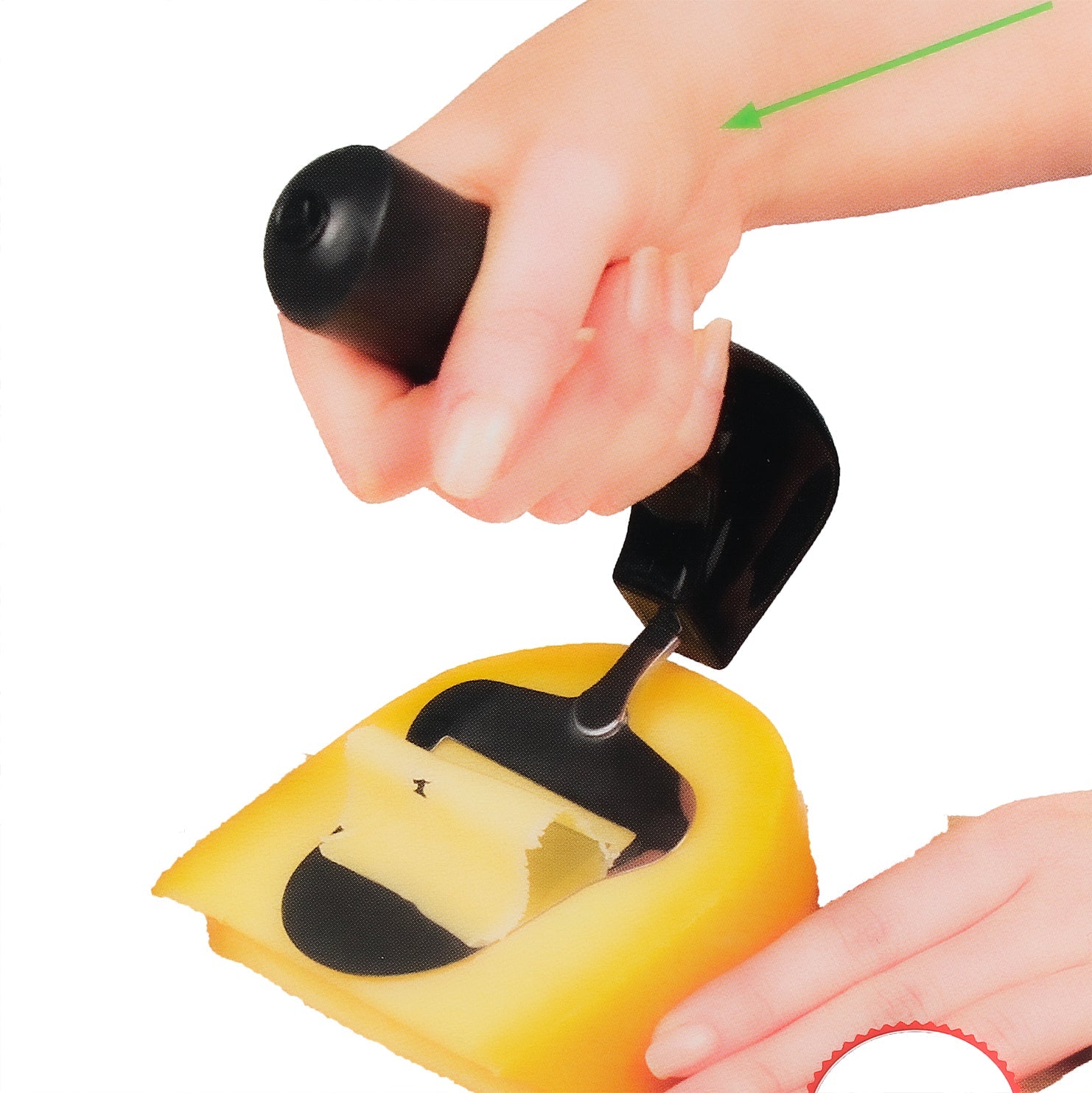 Ergonomisk ostehøvel
