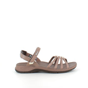 Brun Teva Tirra Traveler-sandal med svangstøtte, lettvekt og perfekt passform
