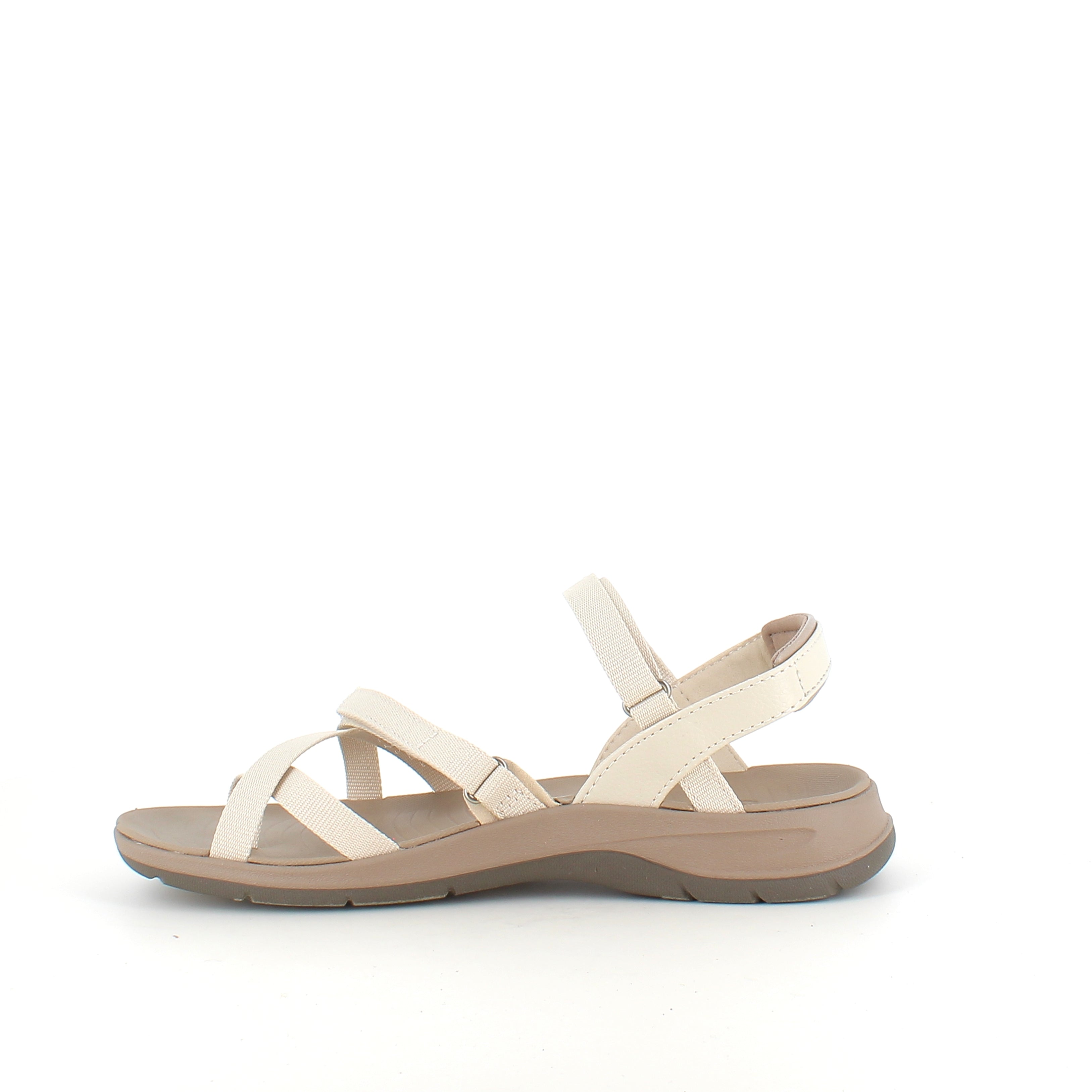 Beige Teva Tirra sandal med svangstøtte og lett støtdemping