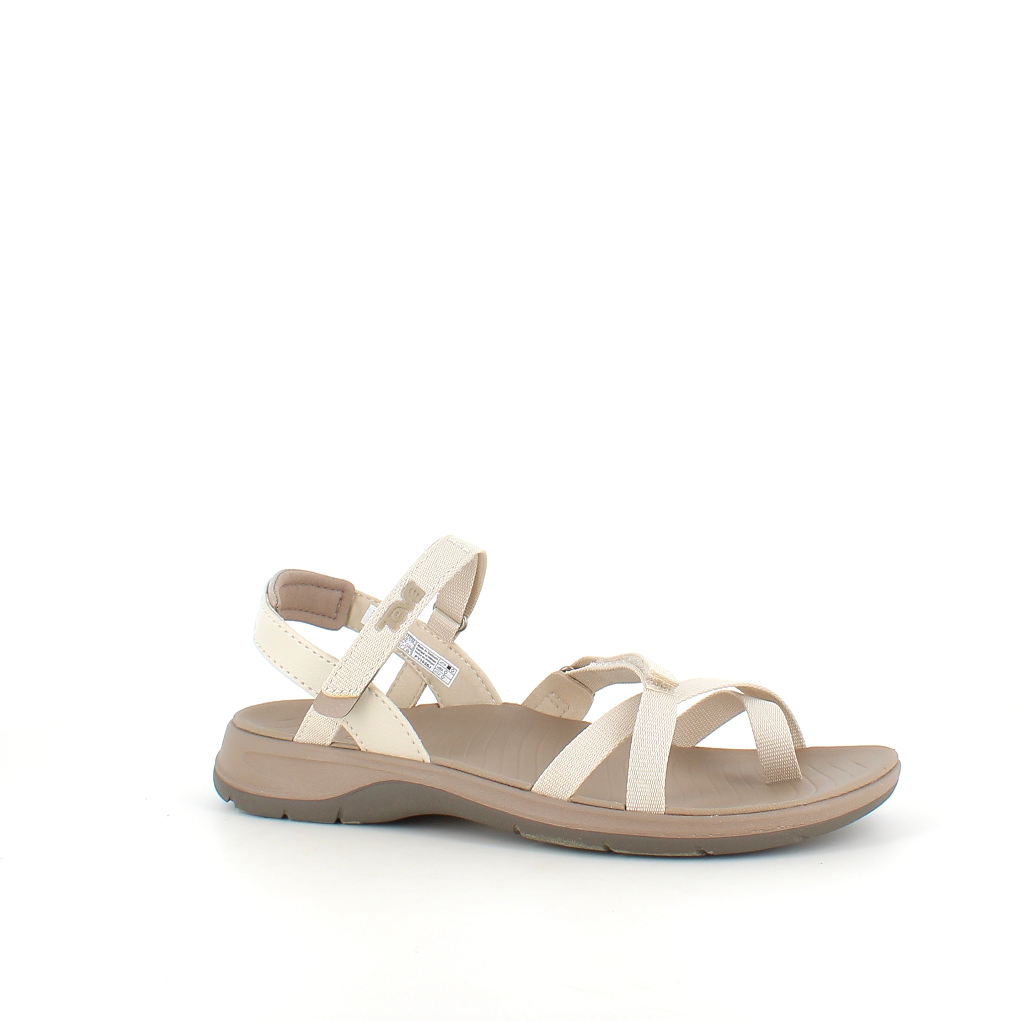 Beige Teva Tirra sandal med svangstøtte og lett støtabsorbering