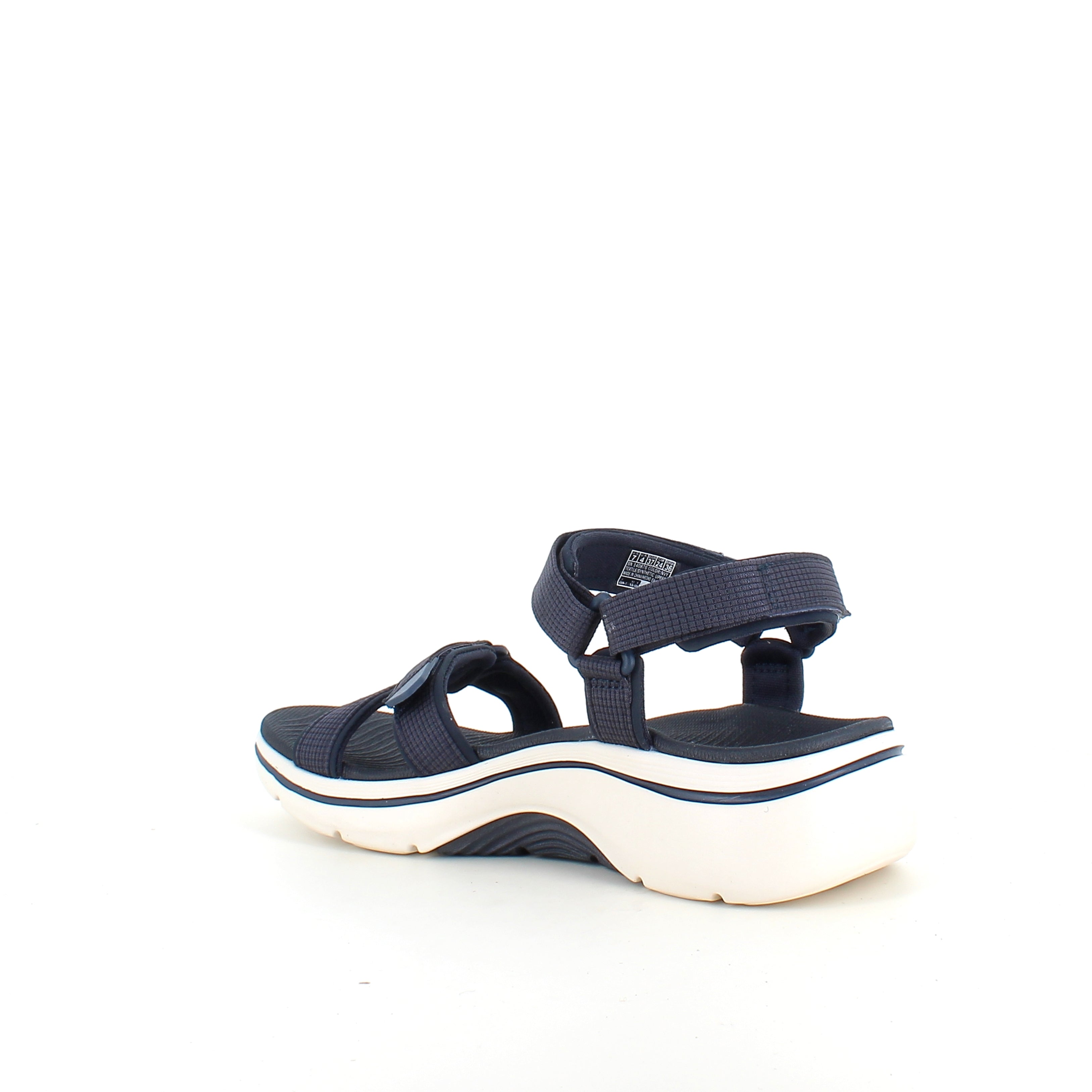 Skechers GO WALK sandal navy – komfortsandal med svangstøtte og støtdemping