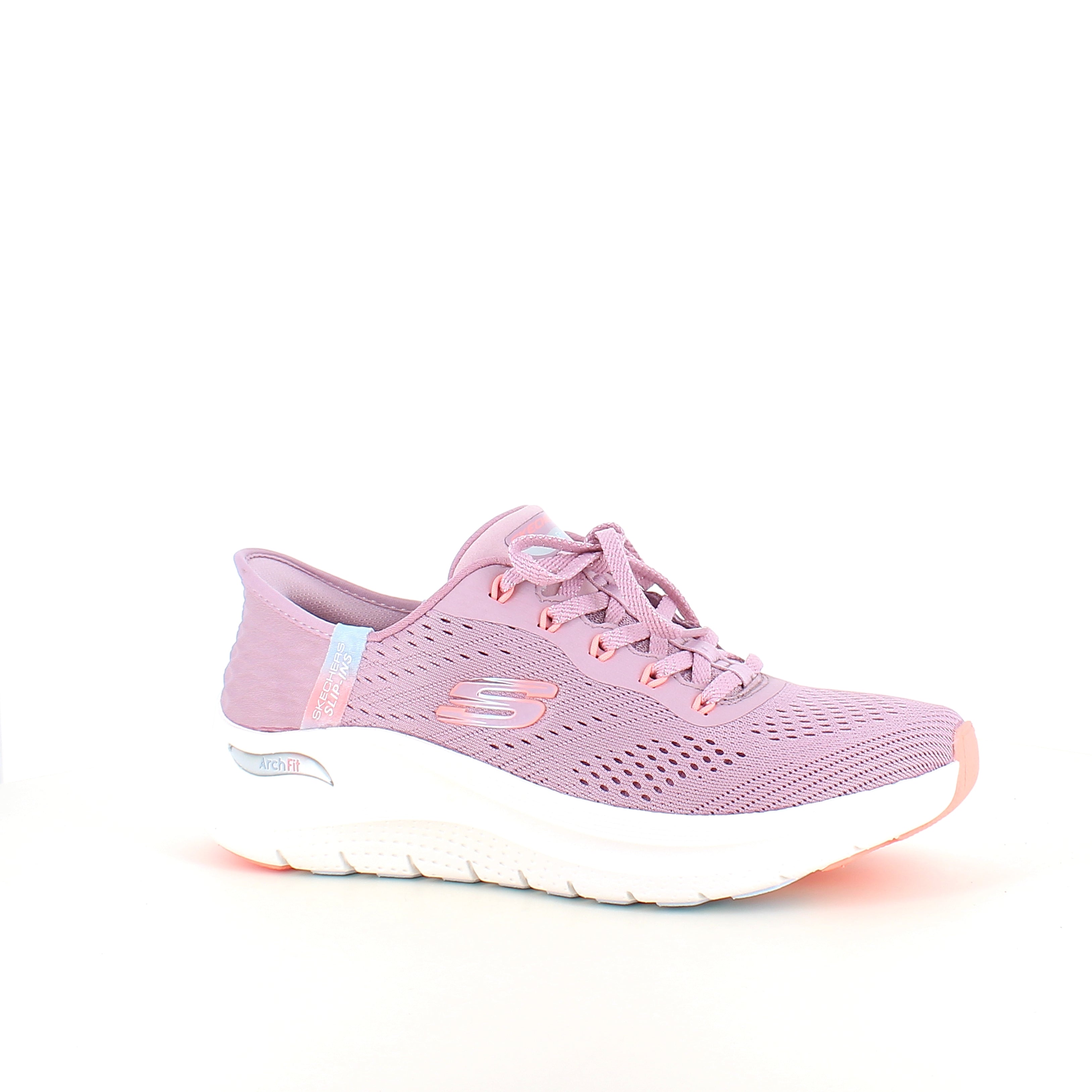 Skechers Slip-ins med Arch Fit – lavendel sneaker med Hands Free-komfort