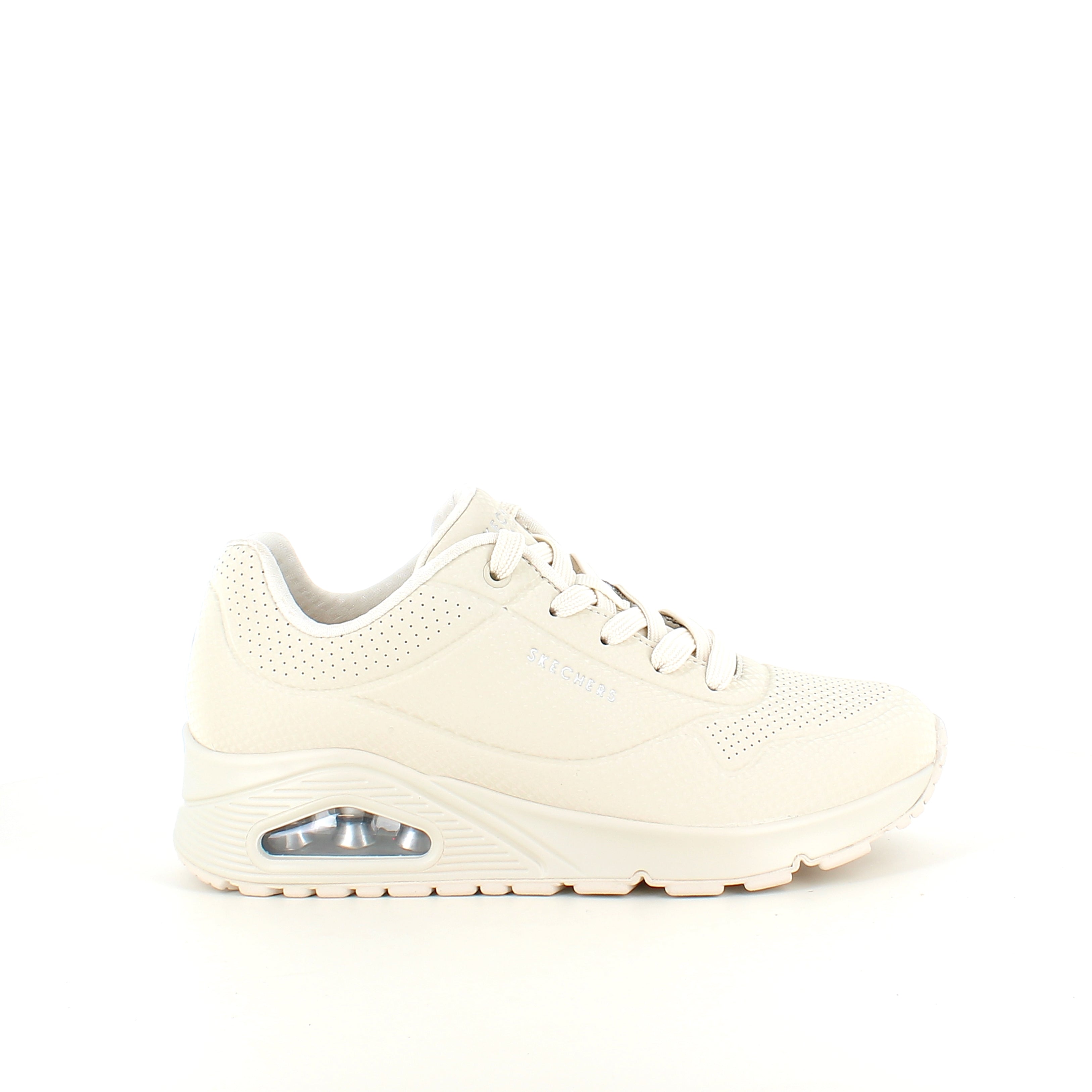 Skechers Street™ UNO – Shiny Scale – Kremhvit