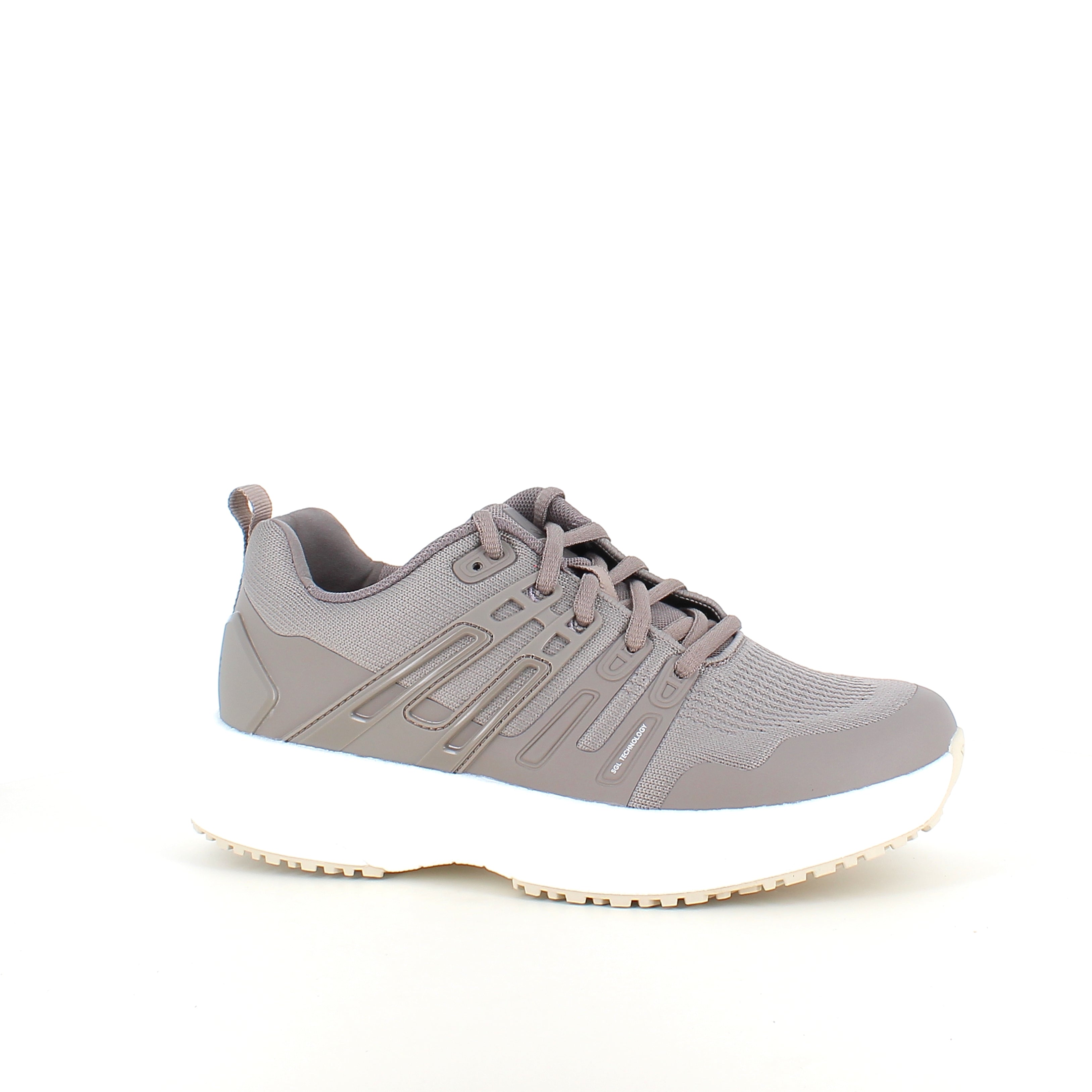 Gaitline Advance Lite – Støtdempende komfort i beige med hvit såle
