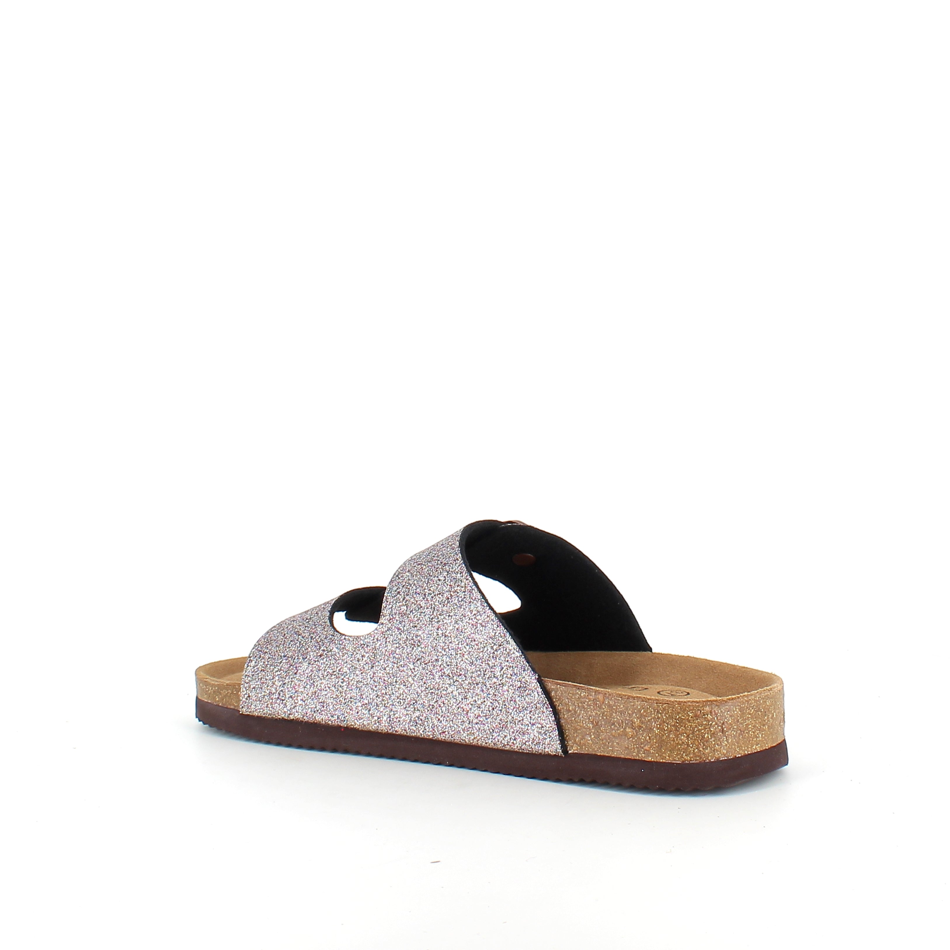 CPH Comfort Bio sandal med spenner i Multi Glitter – komfort og støtte med et livlig uttrykk
