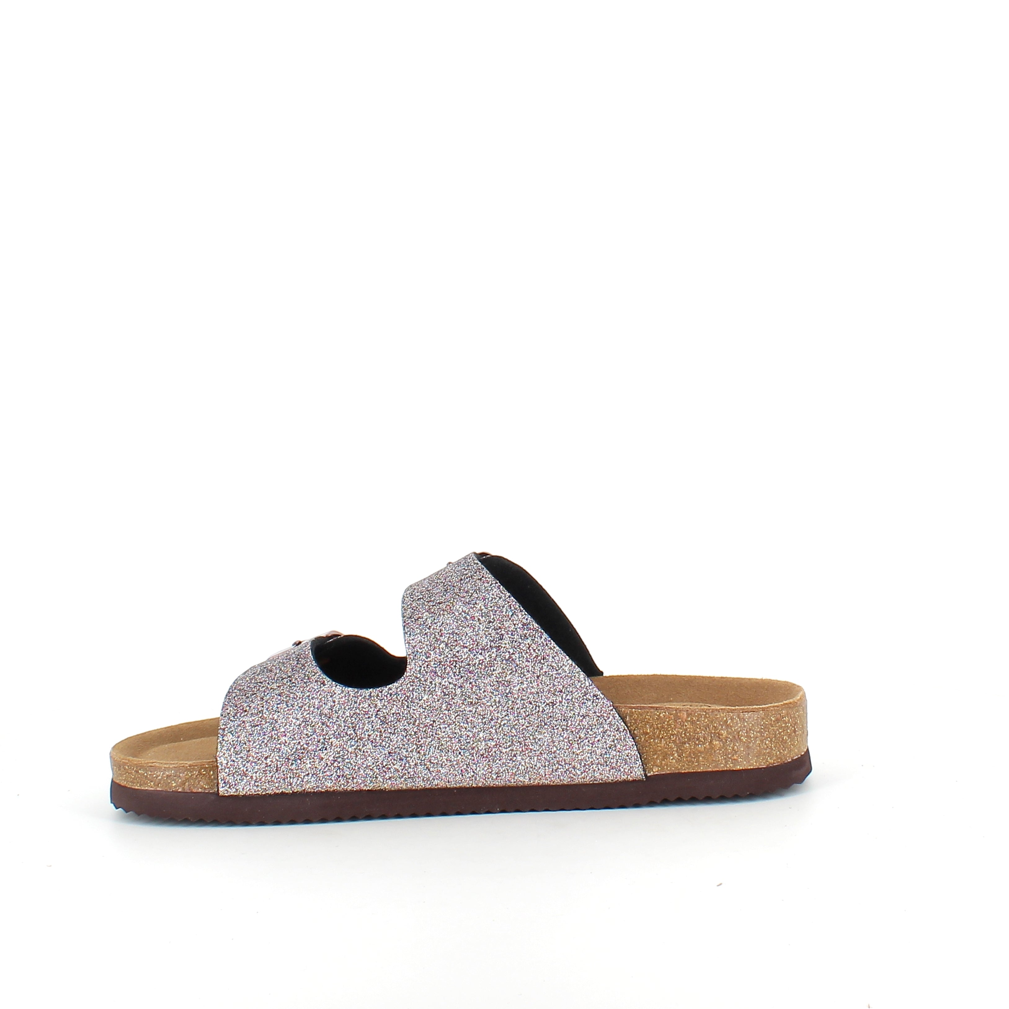 CPH Comfort Bio sandal med spenner i Multi Glitter – komfort og støtte med et livlig uttrykk