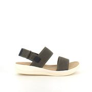 Olivengrønn Cph-Comfort sandal – myk, støttende og fleksibel sandal til arbeid og hverdag