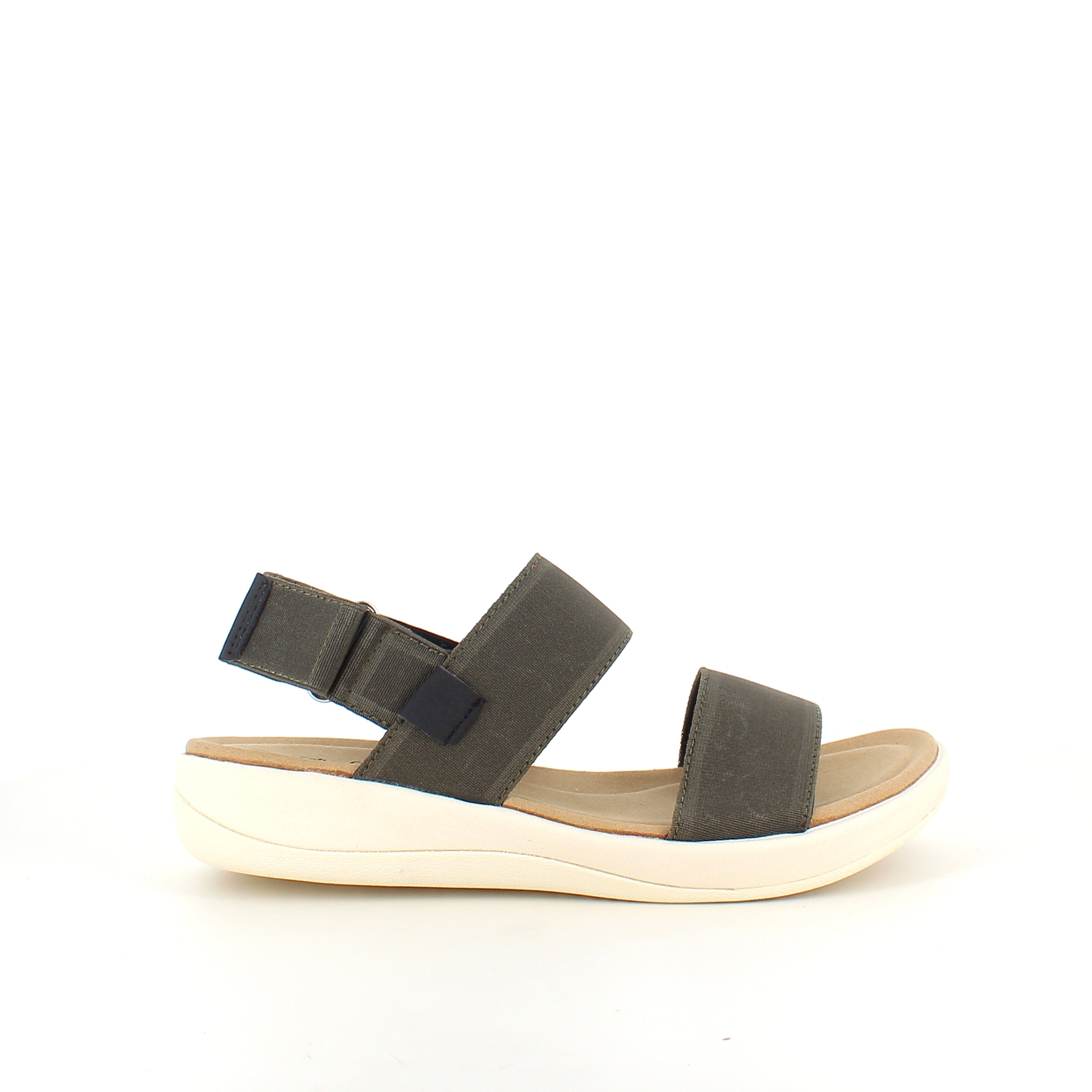 Olivengrønn Cph-Comfort sandal – myk, støttende og fleksibel sandal til arbeid og hverdag