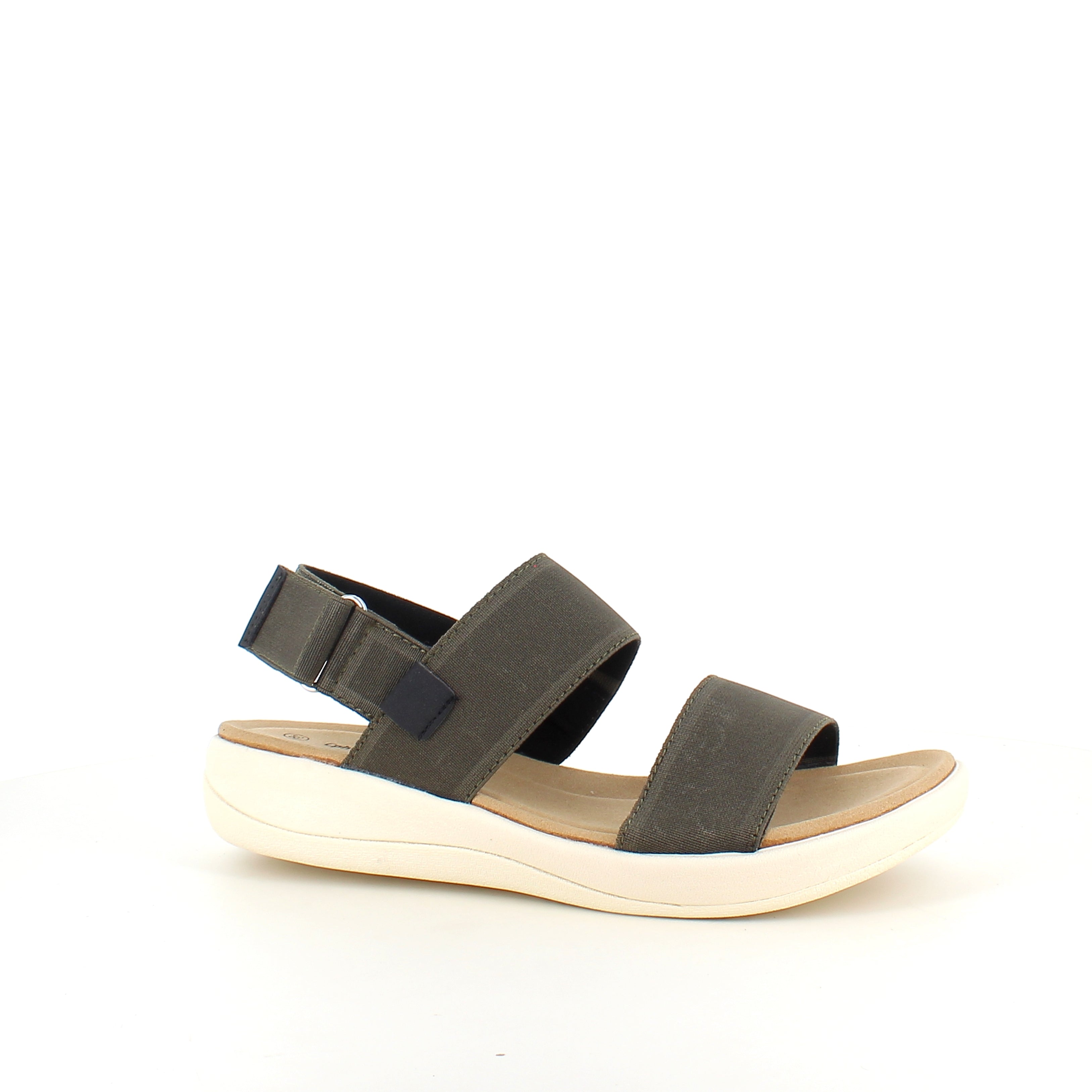 Olivengrønn Cph-Comfort sandal – myk, støttende og fleksibel sandal til arbeid og hverdag