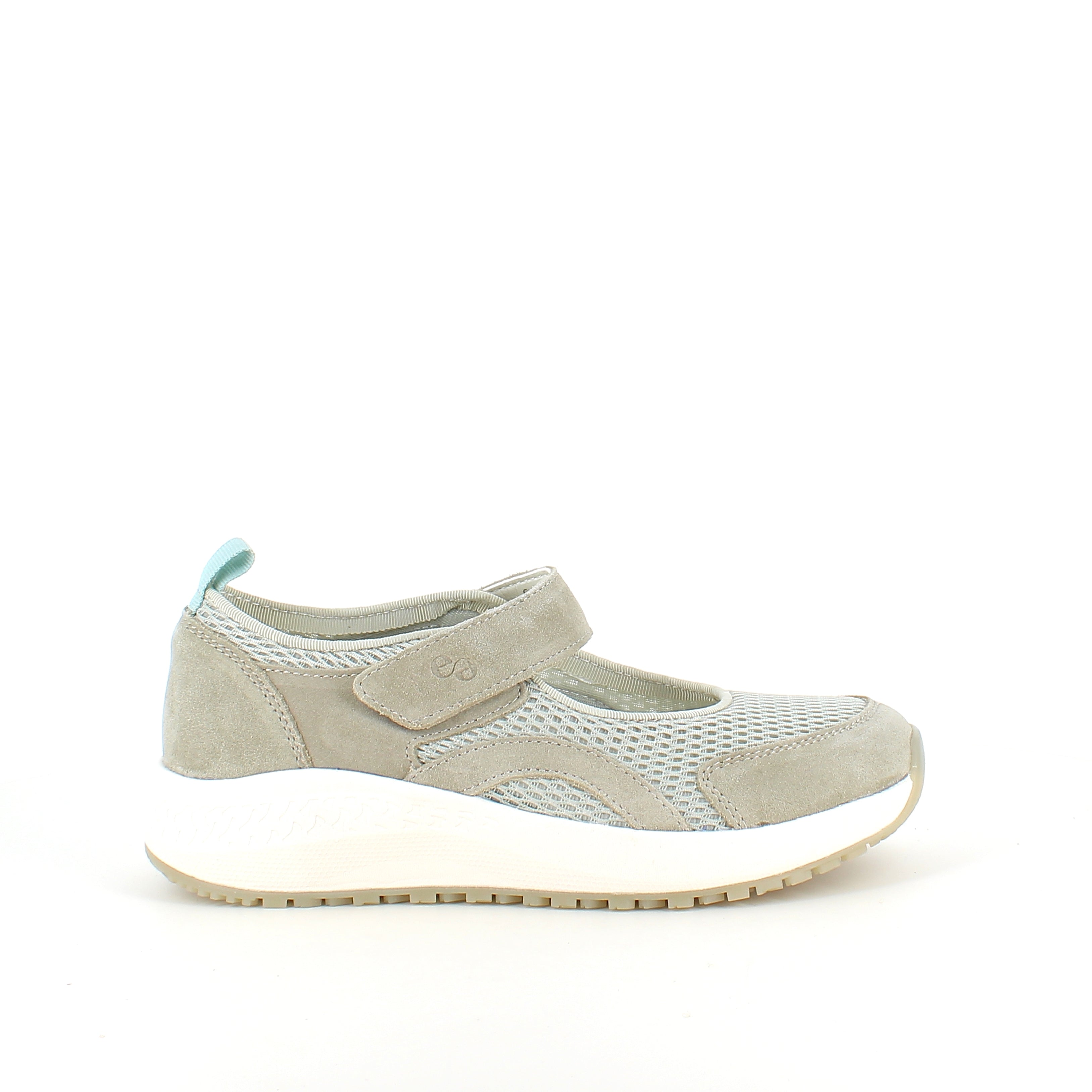 Green Comfort ballerina – støvet grønn