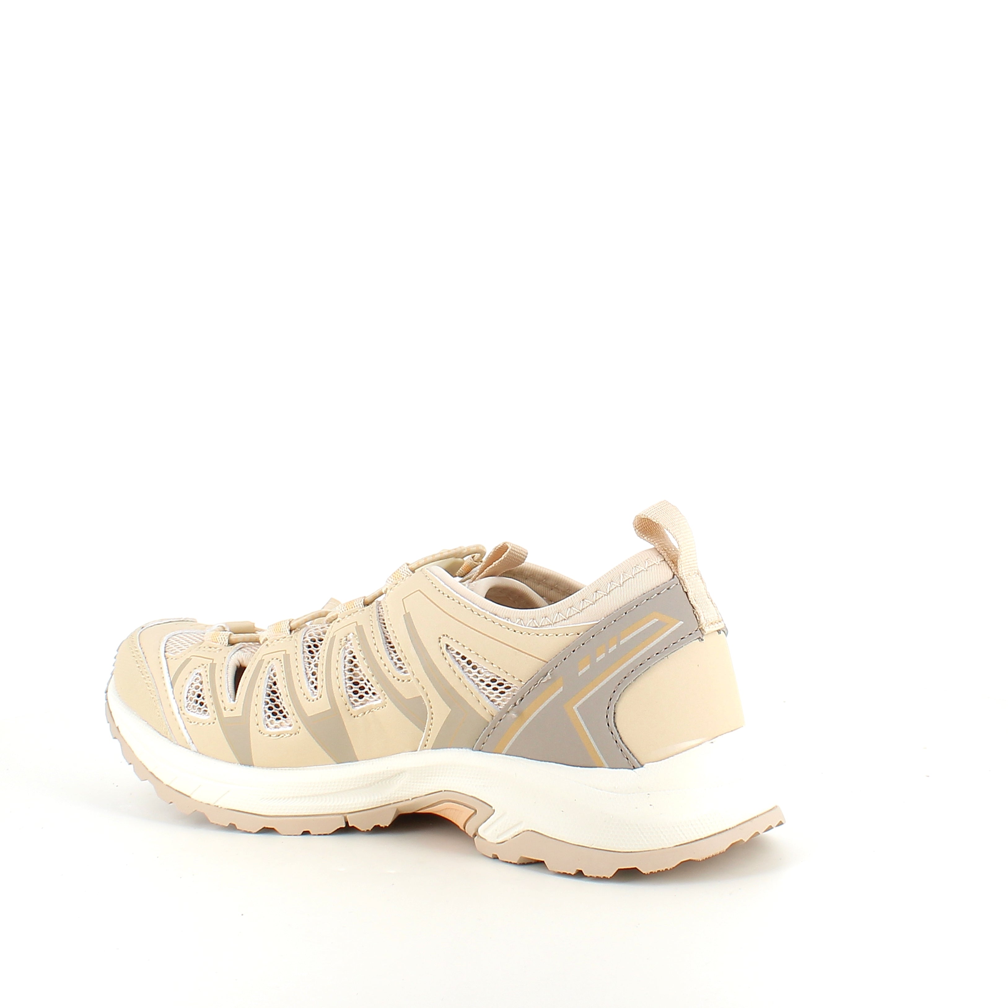 Whistler Puente W Shoe – Ekstra pustende sneaker i beige med elastisk snøring