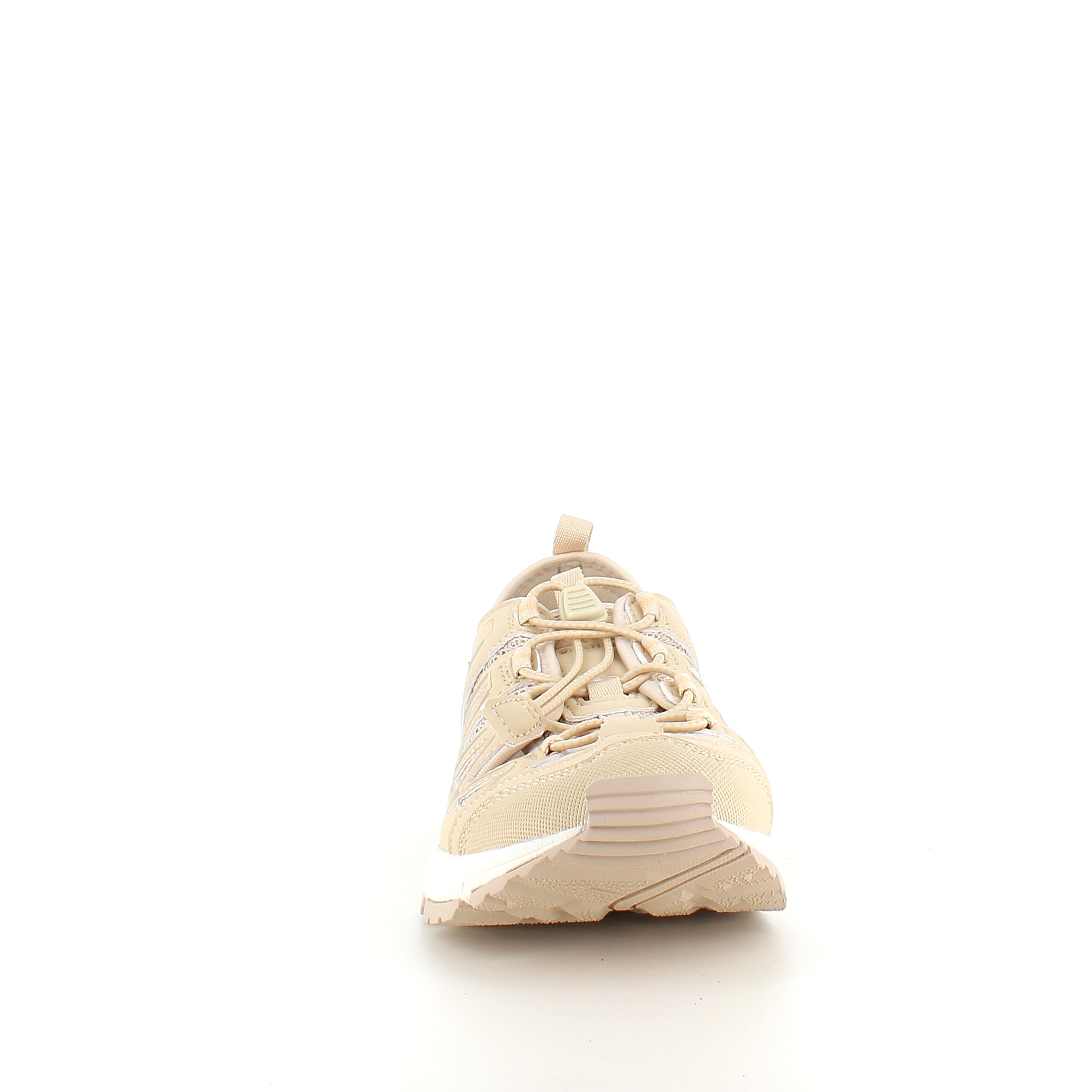 Whistler Puente W Shoe – Ekstra pustende sneaker i beige med elastisk snøring