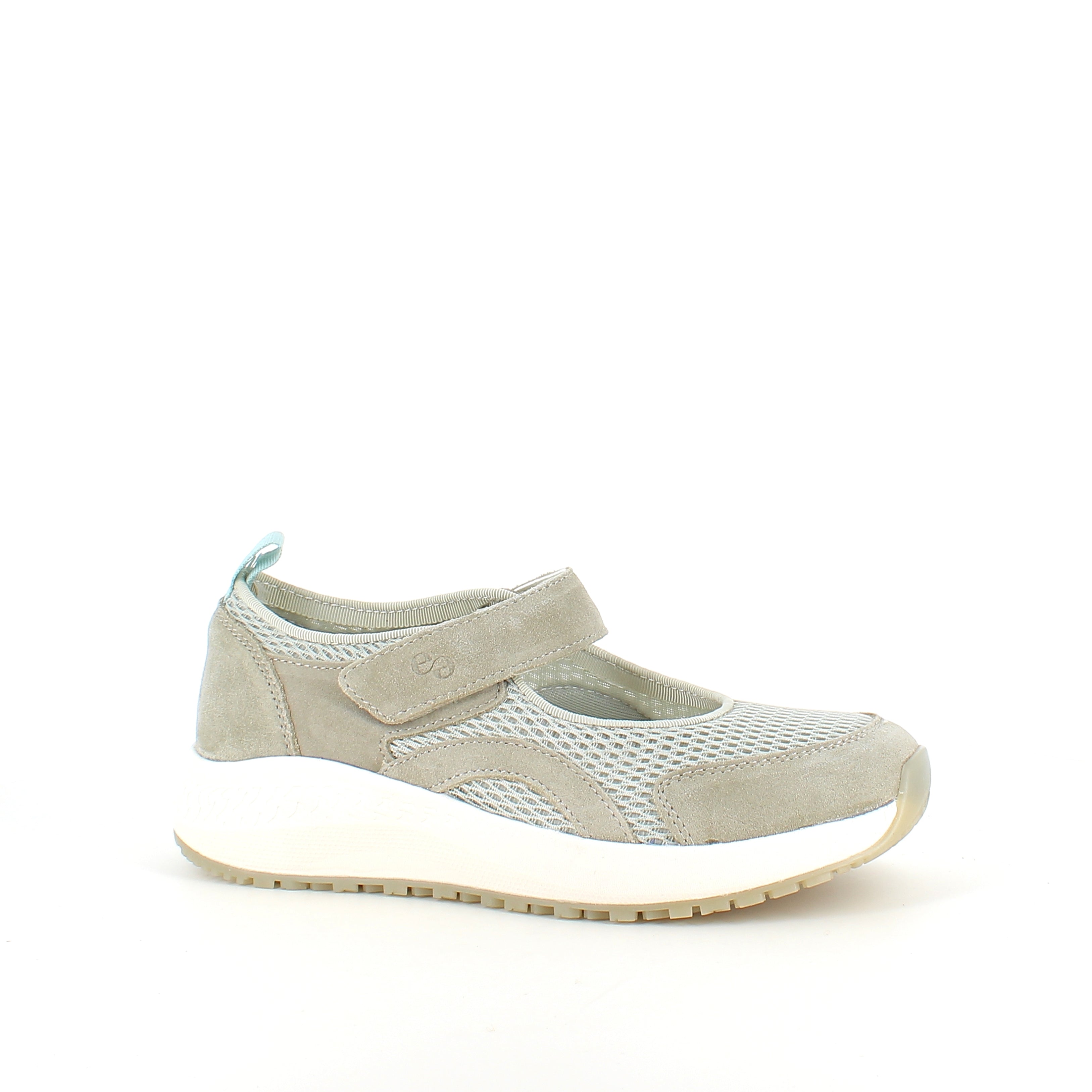 Green Comfort ballerina – støvet grønn