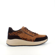 Green Comfort Zigga sneaker i leopardmønster