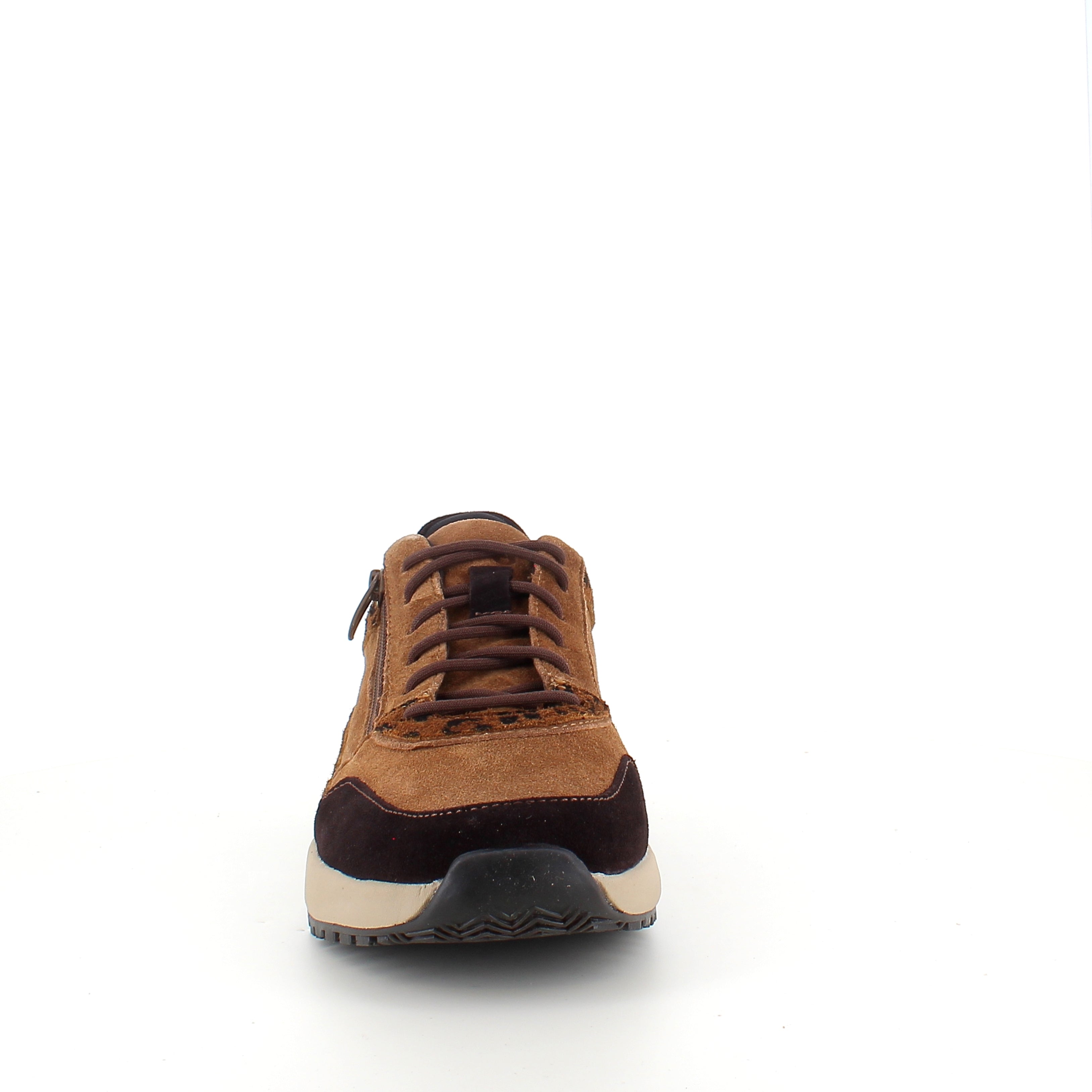 Green Comfort Zigga sneaker i leopardmønster