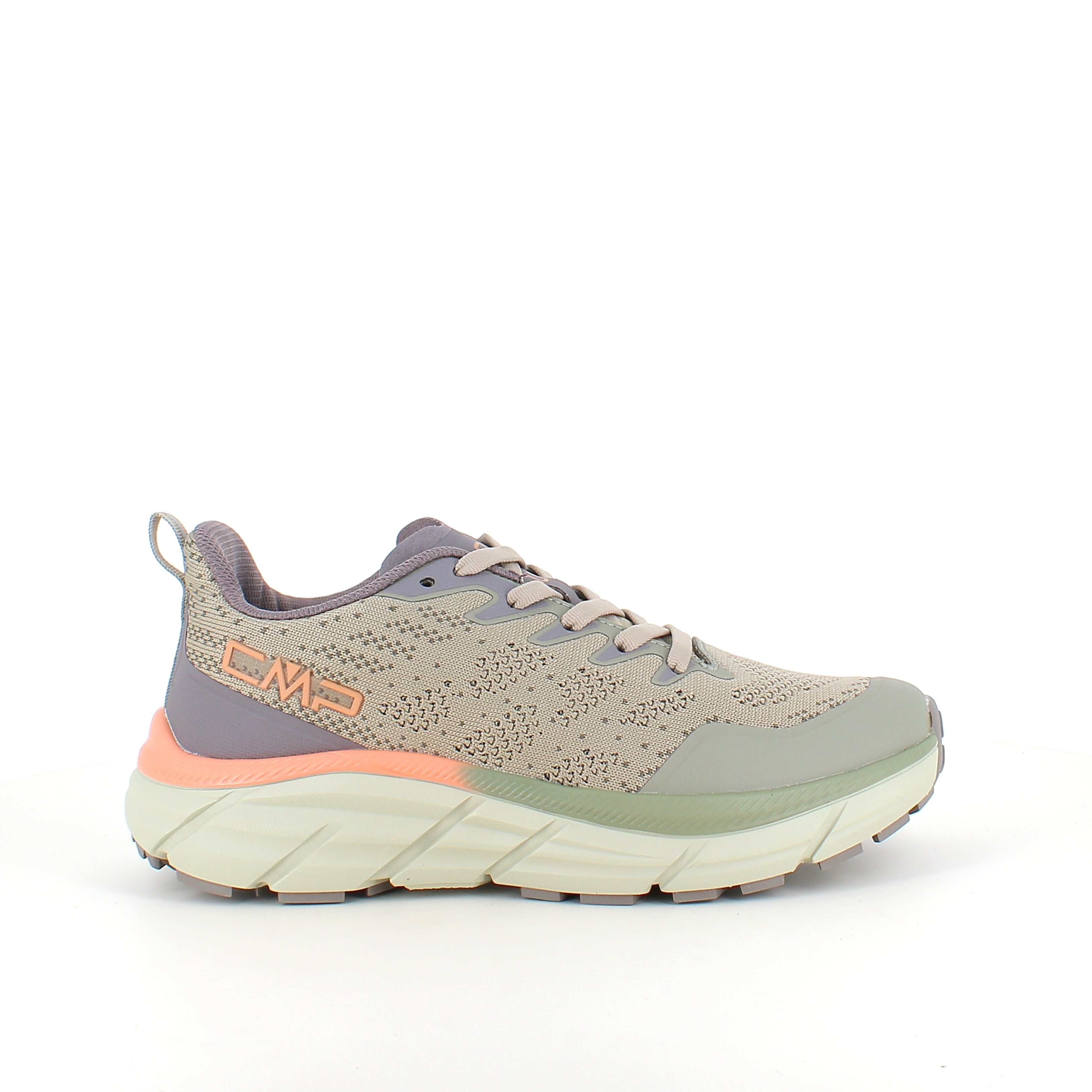 CMP Rahmsy Wmn Multifunctional Shoes – oliven med oransje detalj ved hælen
