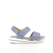 Green Comfort Leaf sandal – lyseblå sandal med velcro & EnergySole™