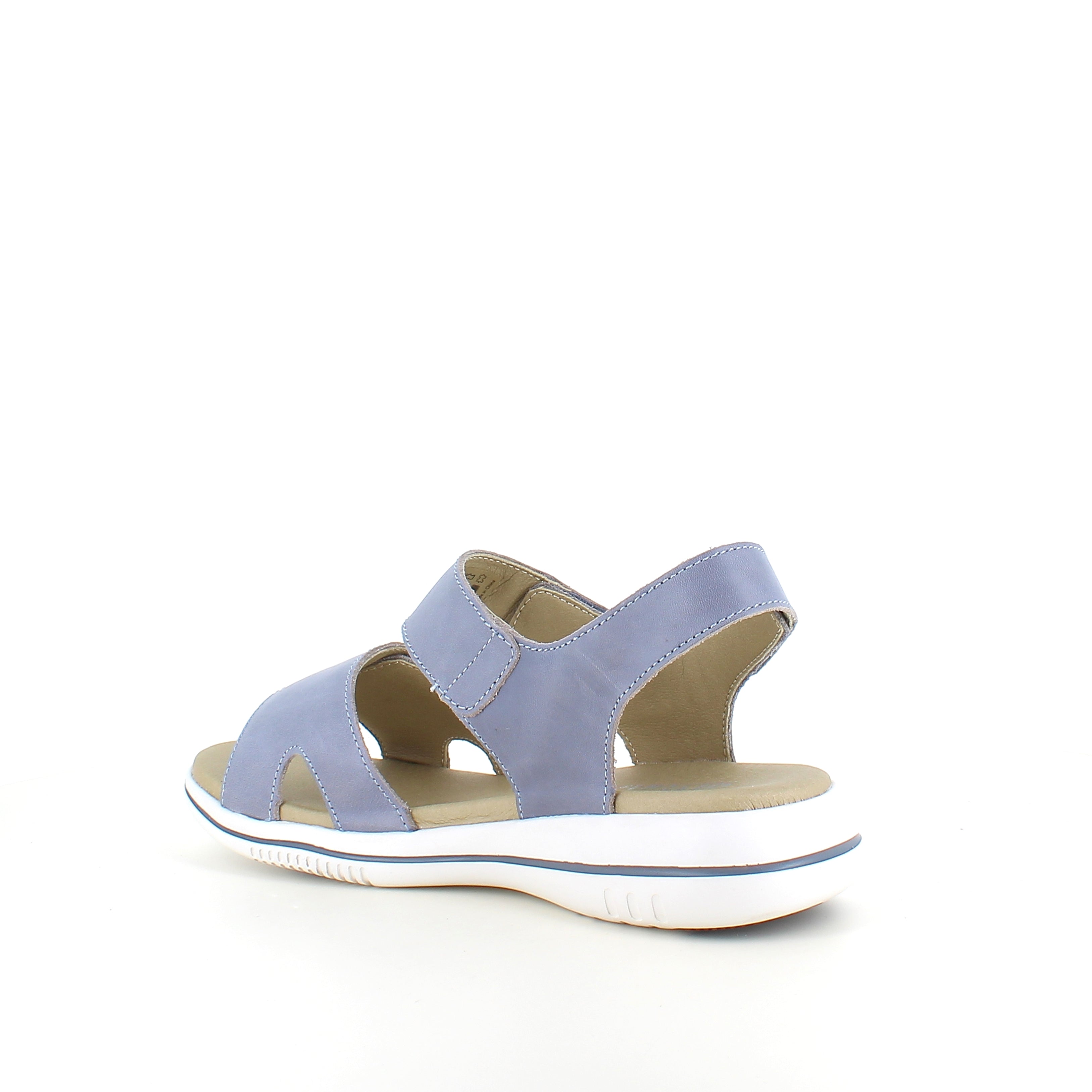 Green Comfort Leaf sandal – lyseblå sandal med velcro & EnergySole™