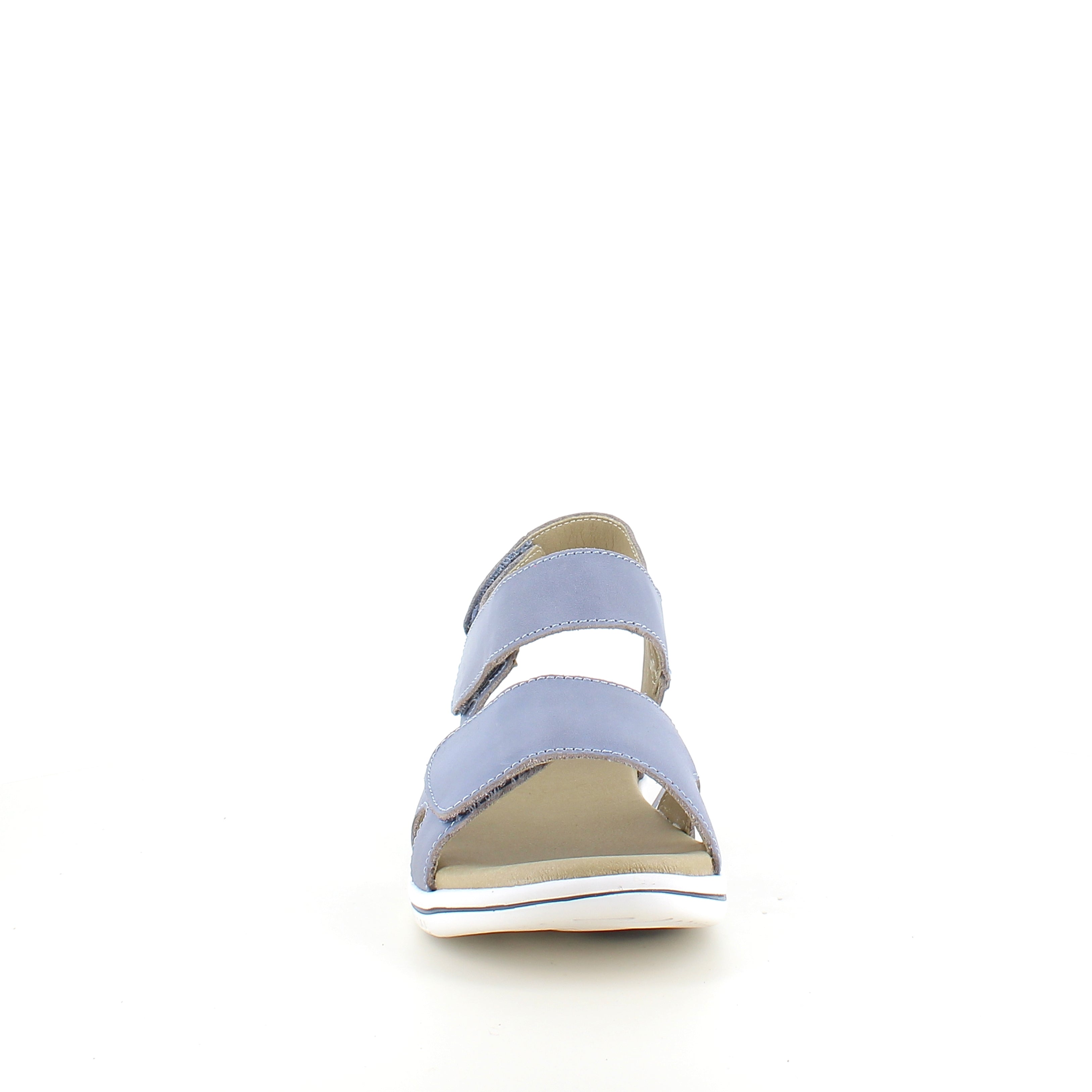 Green Comfort Leaf sandal – lyseblå sandal med velcro & EnergySole™