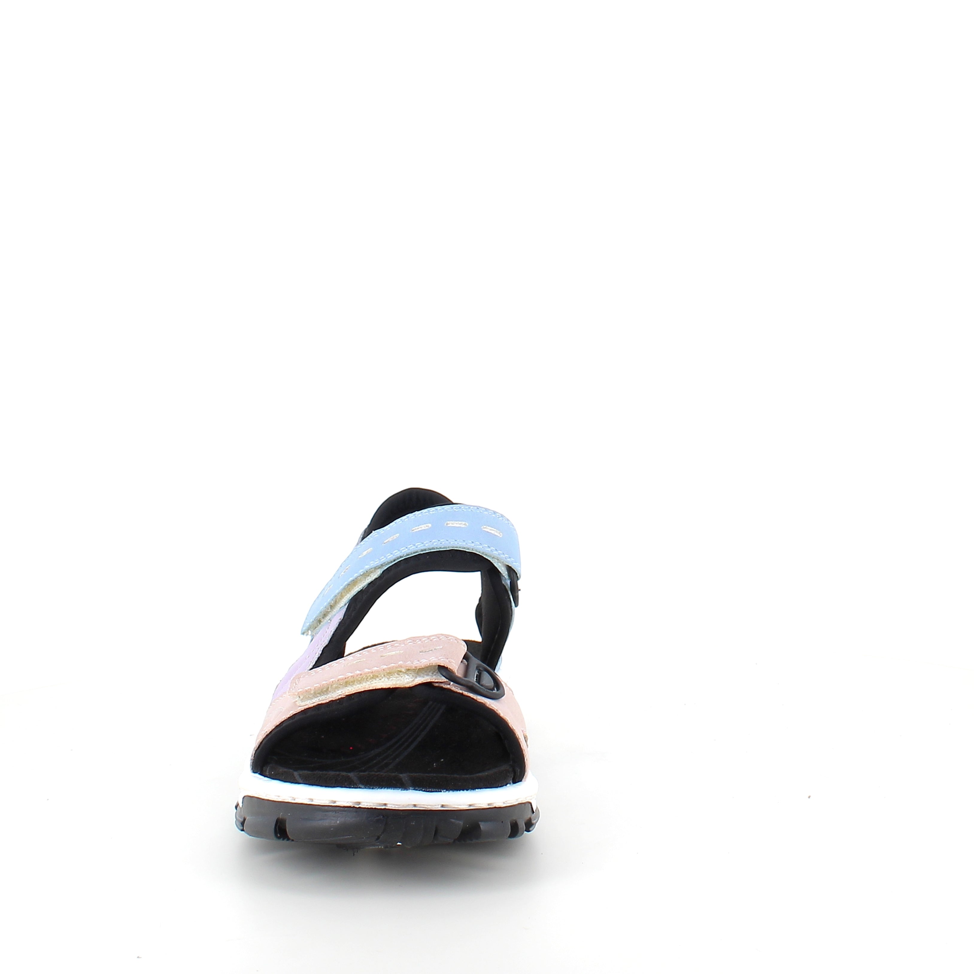 Rieker sandal i multifarget – støtabsorberende sandal med borrelås