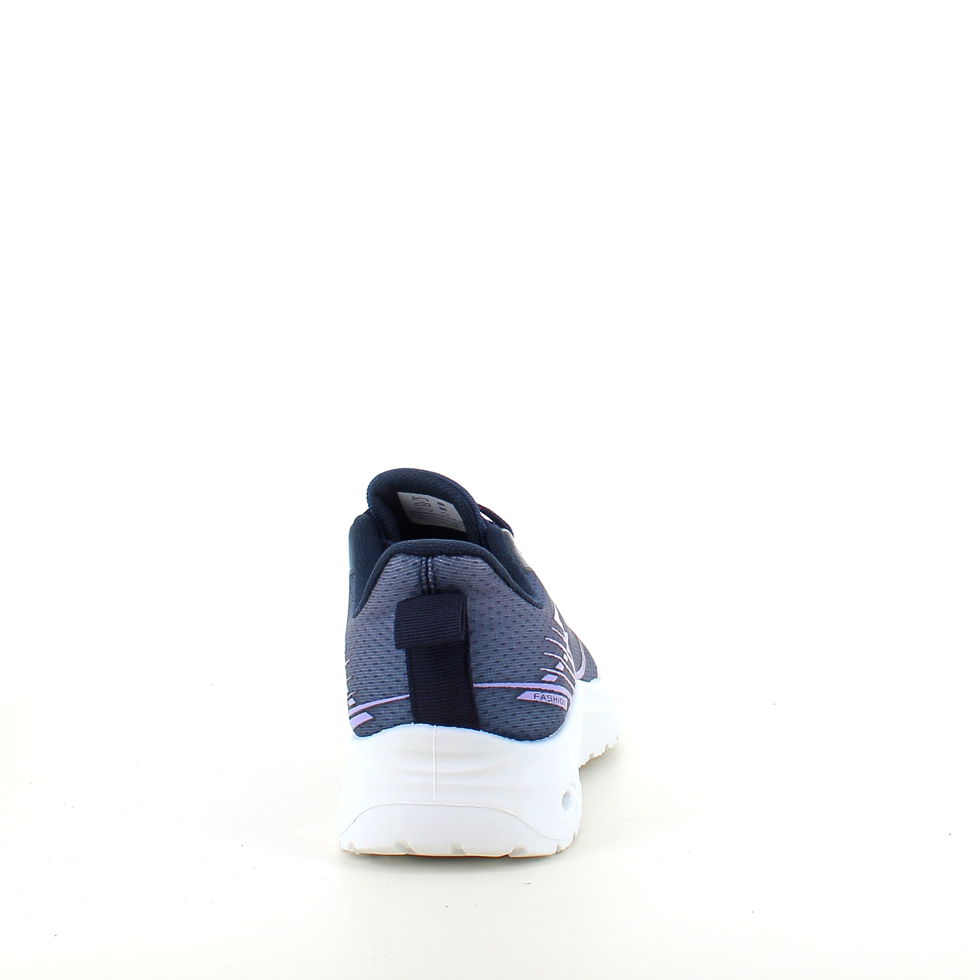 Blå lette sneakers i mesh med støtdempende såle