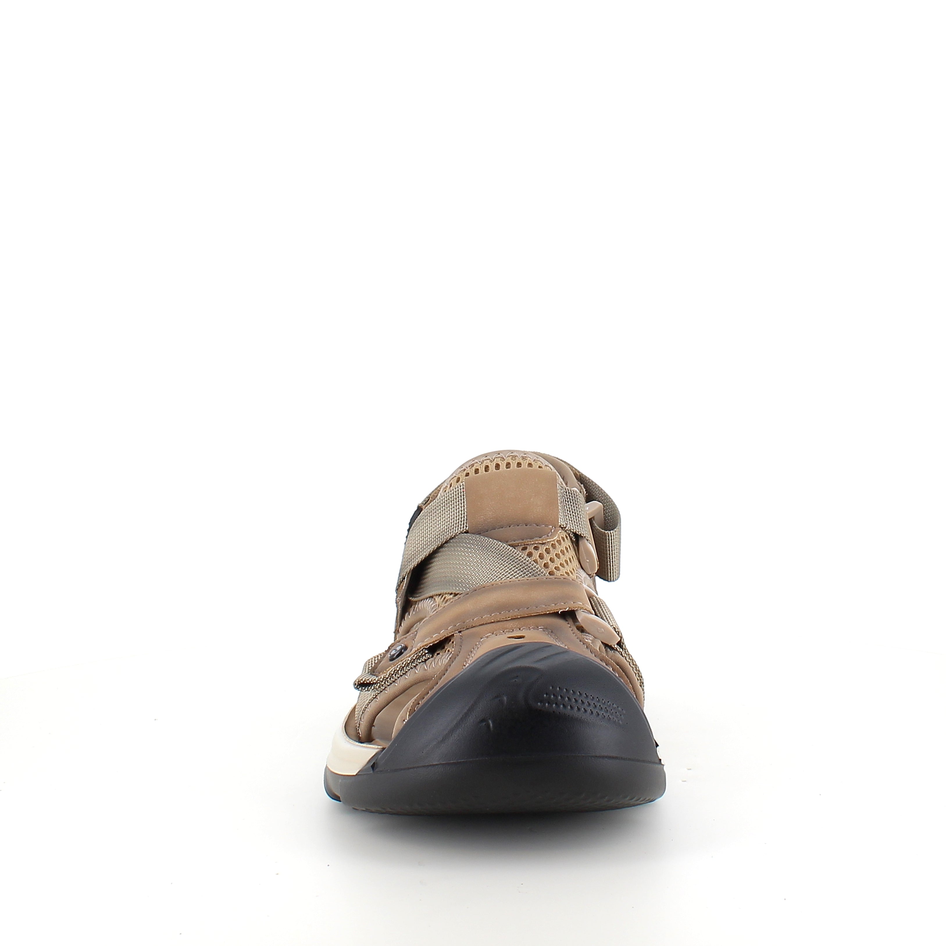 Norway Originals lukket herresandal – brun softshell-sandal med stimulerende innersåle