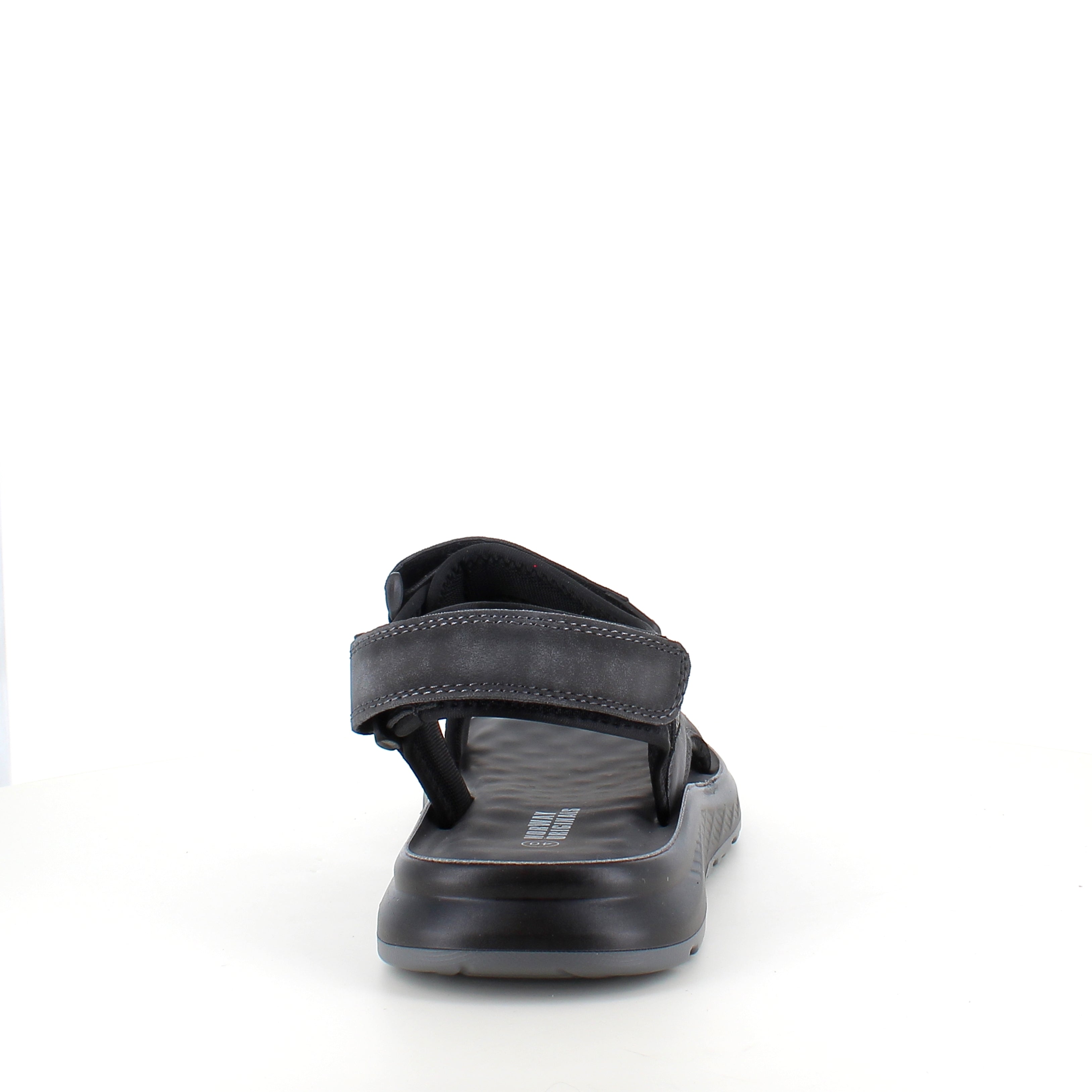 Åpen herresandal med borrelåsremmer – komfortabel sandal med god bredde