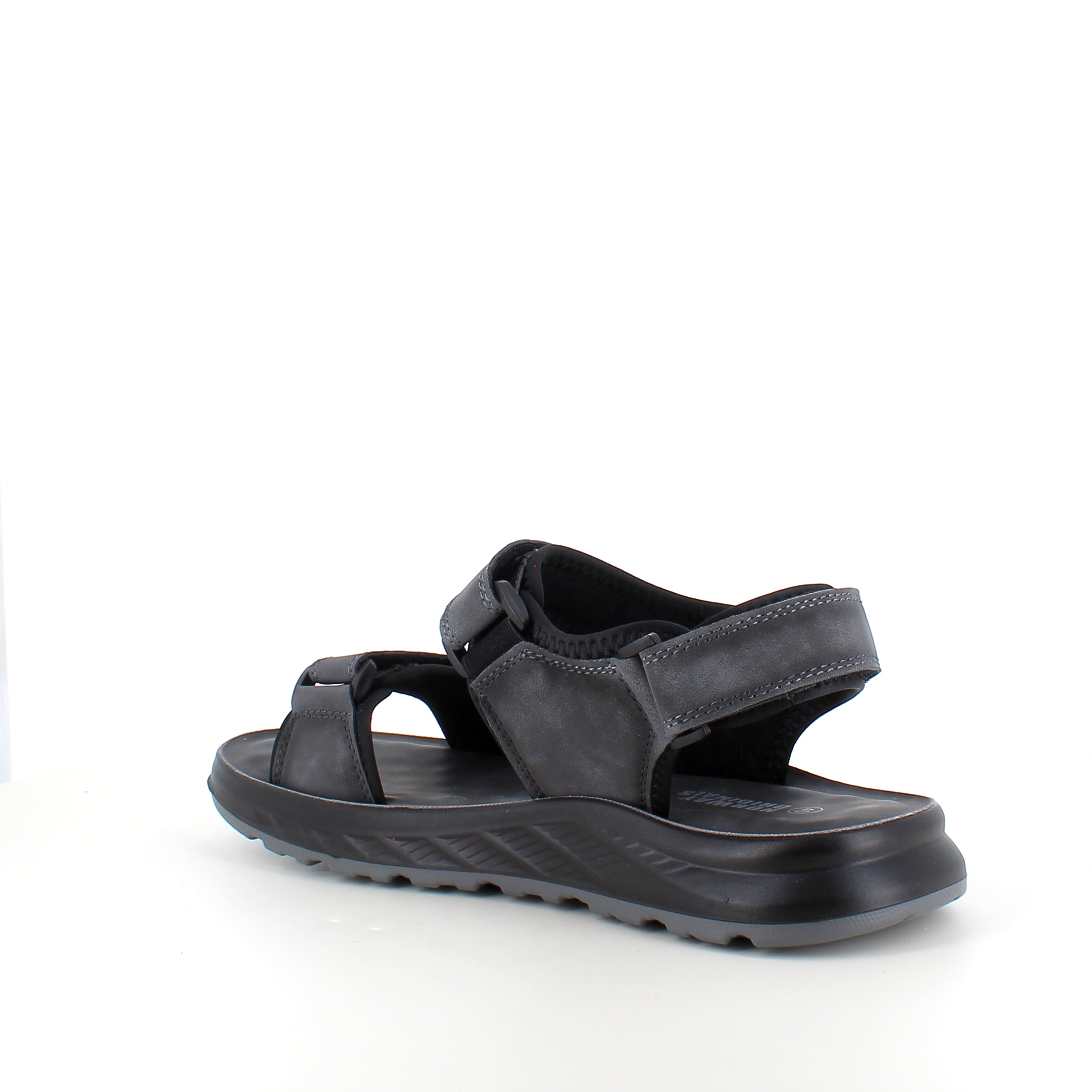 Åpen herresandal med borrelåsremmer – komfortabel sandal med god bredde