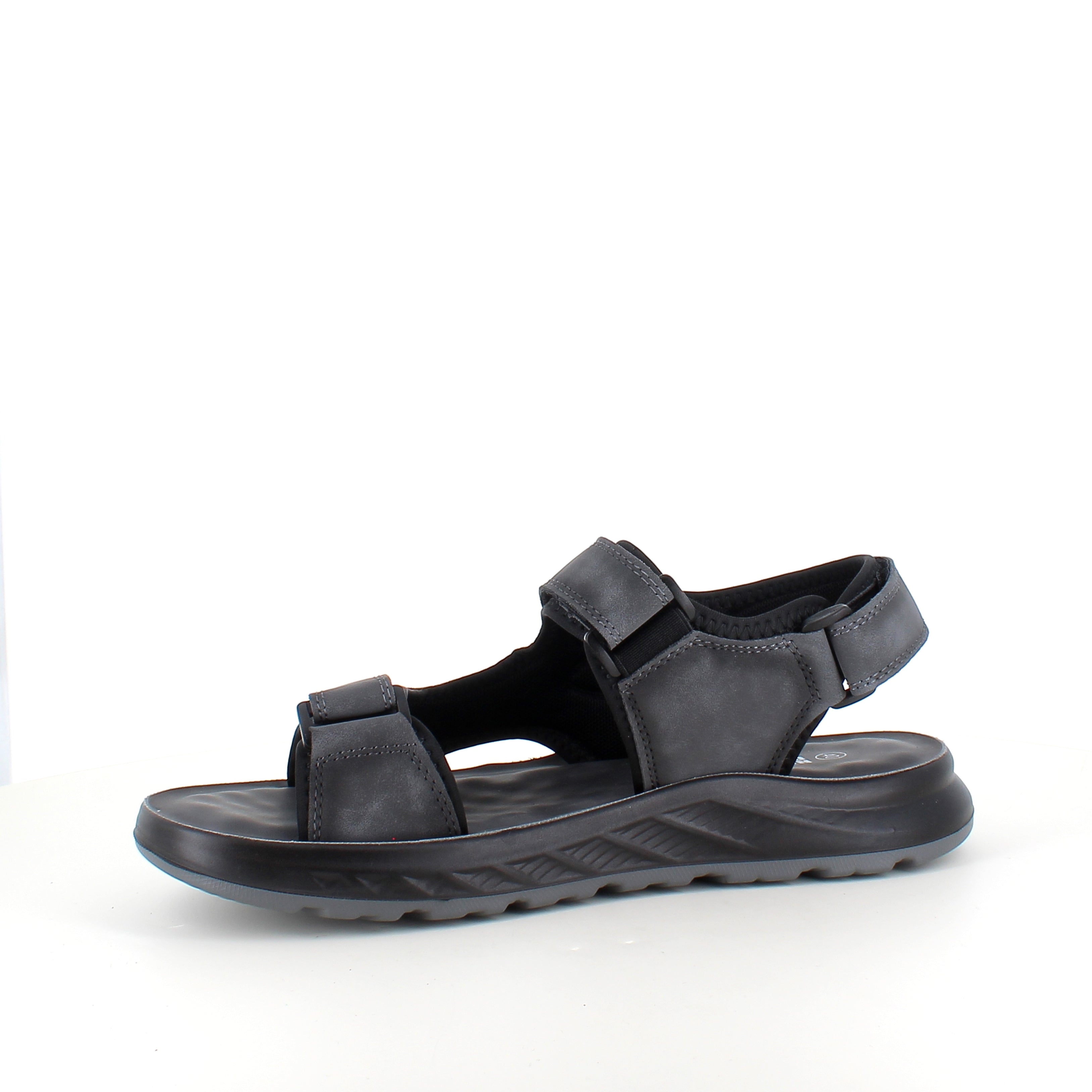 Åpen herresandal med borrelåsremmer – komfortabel sandal med god bredde