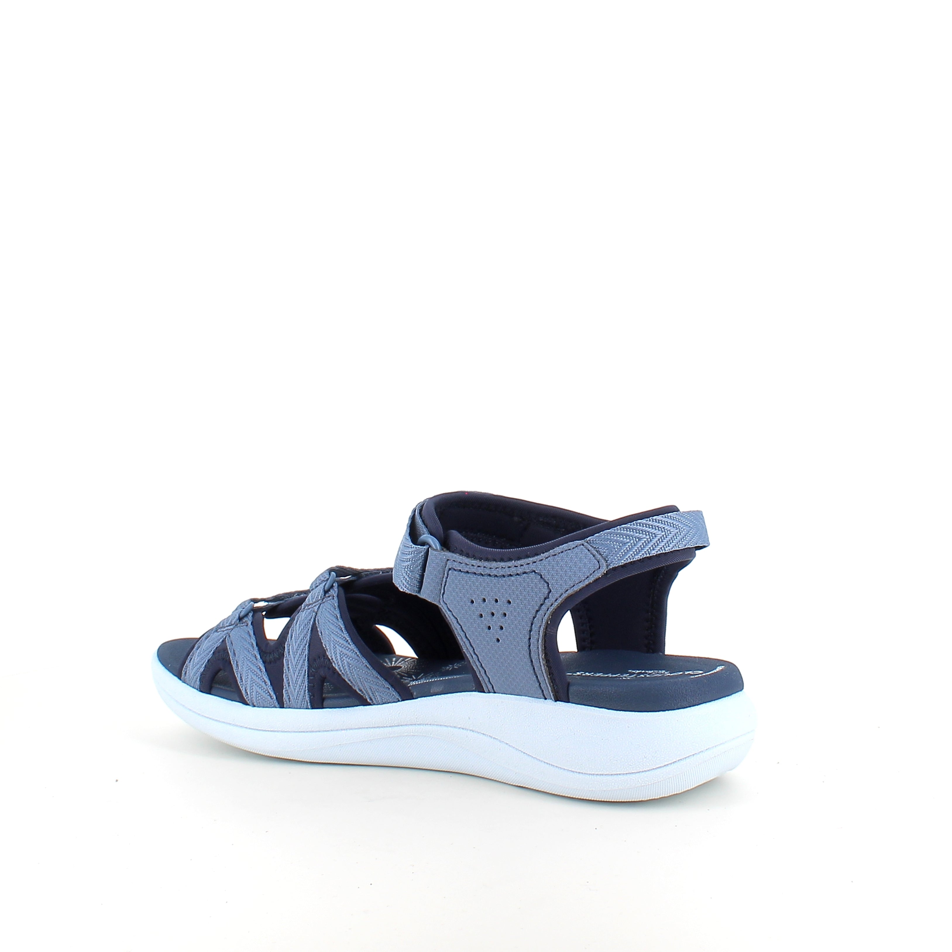 Clarks Cloudsteppers sandal i navy – lett og støtdempende komfort for lange dager