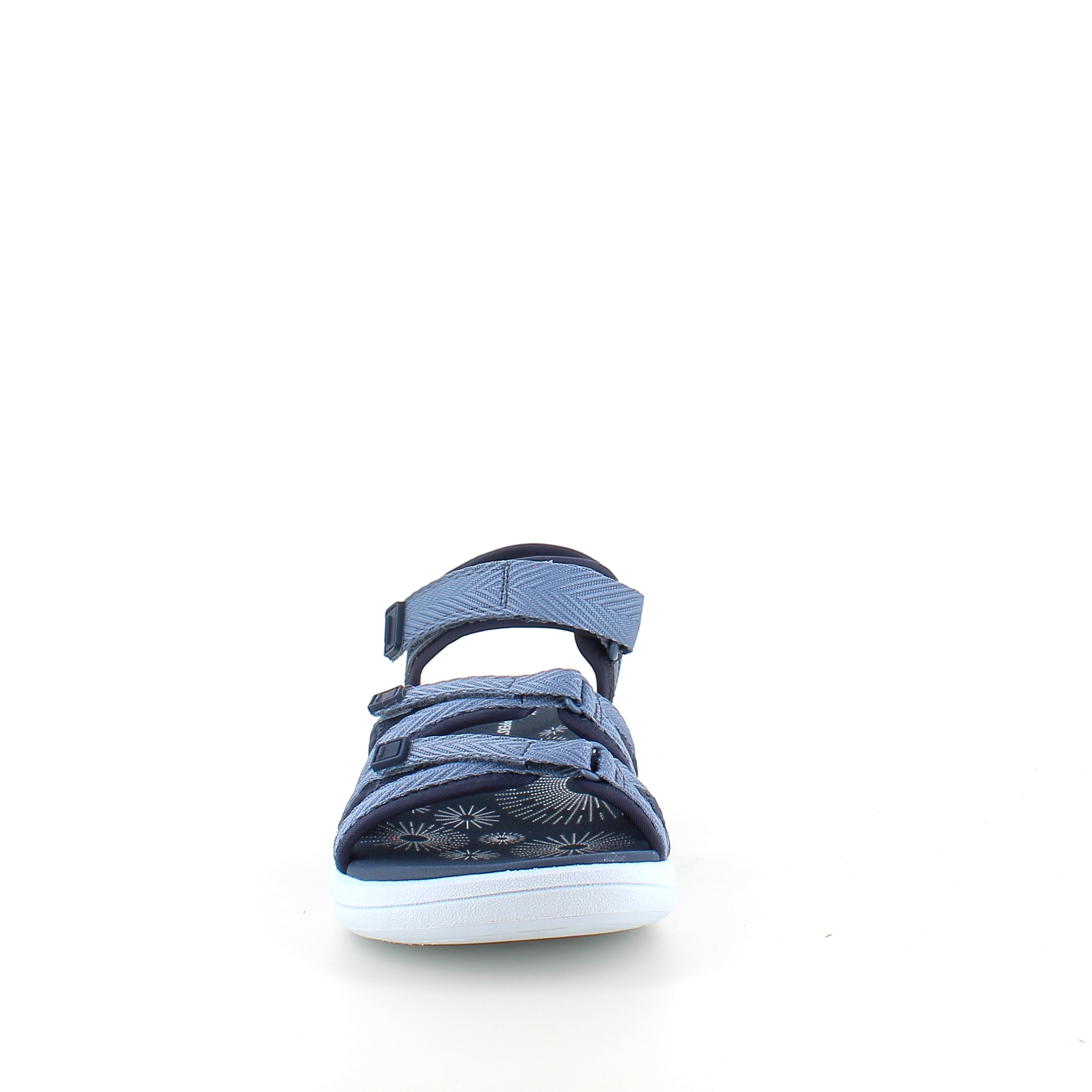 Clarks Cloudsteppers sandal i navy – lett og støtdempende komfort for lange dager