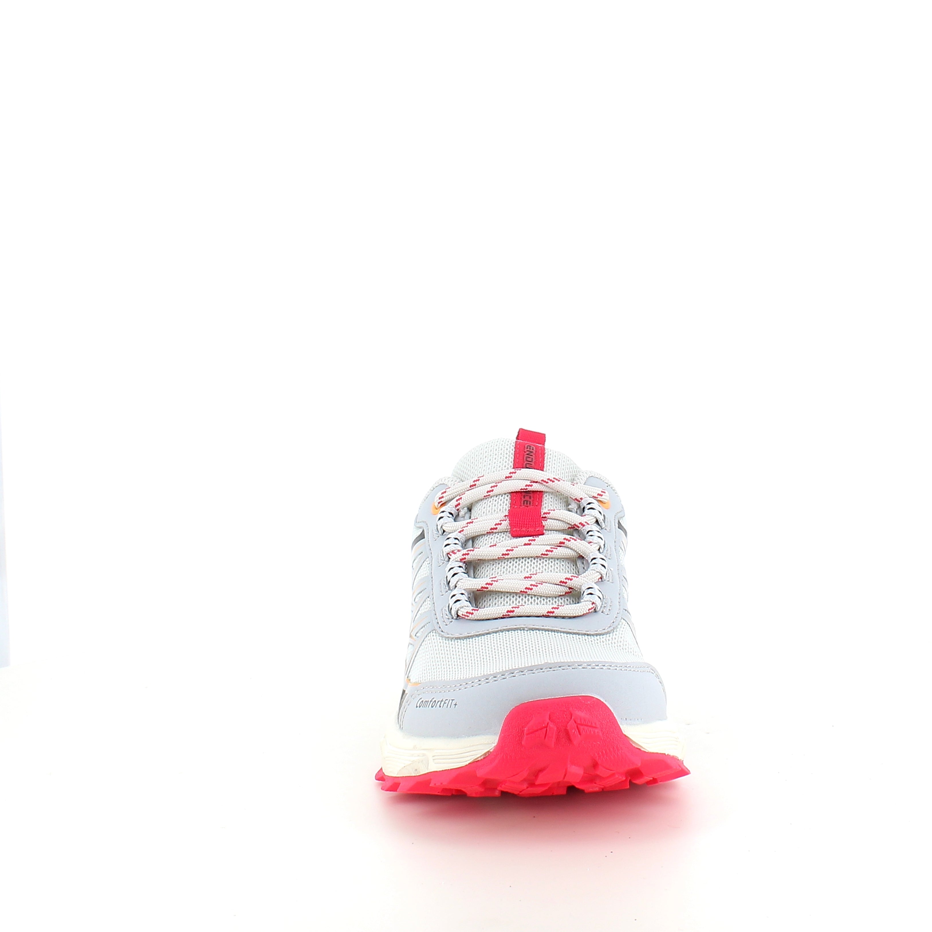Endurance Fadell W Shoes – Lett og pustende sneaker i Glacier Grey med rosa detaljer