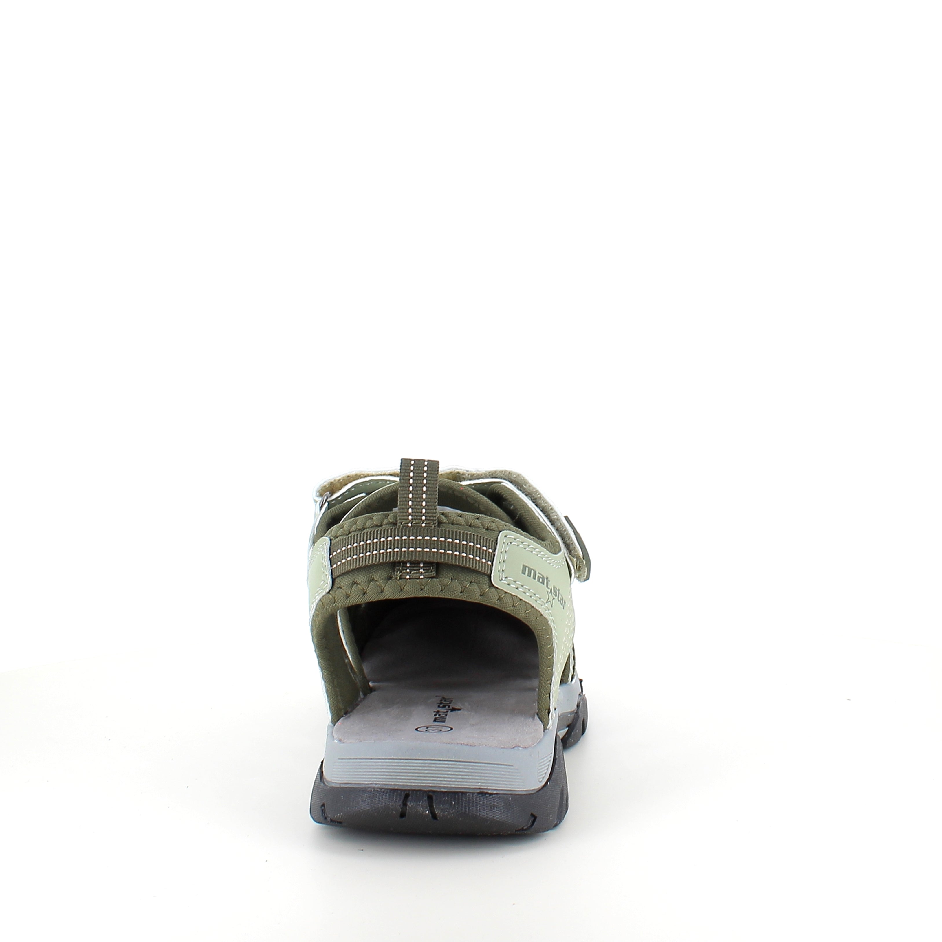 Robust tursandal i khaki med god støtte