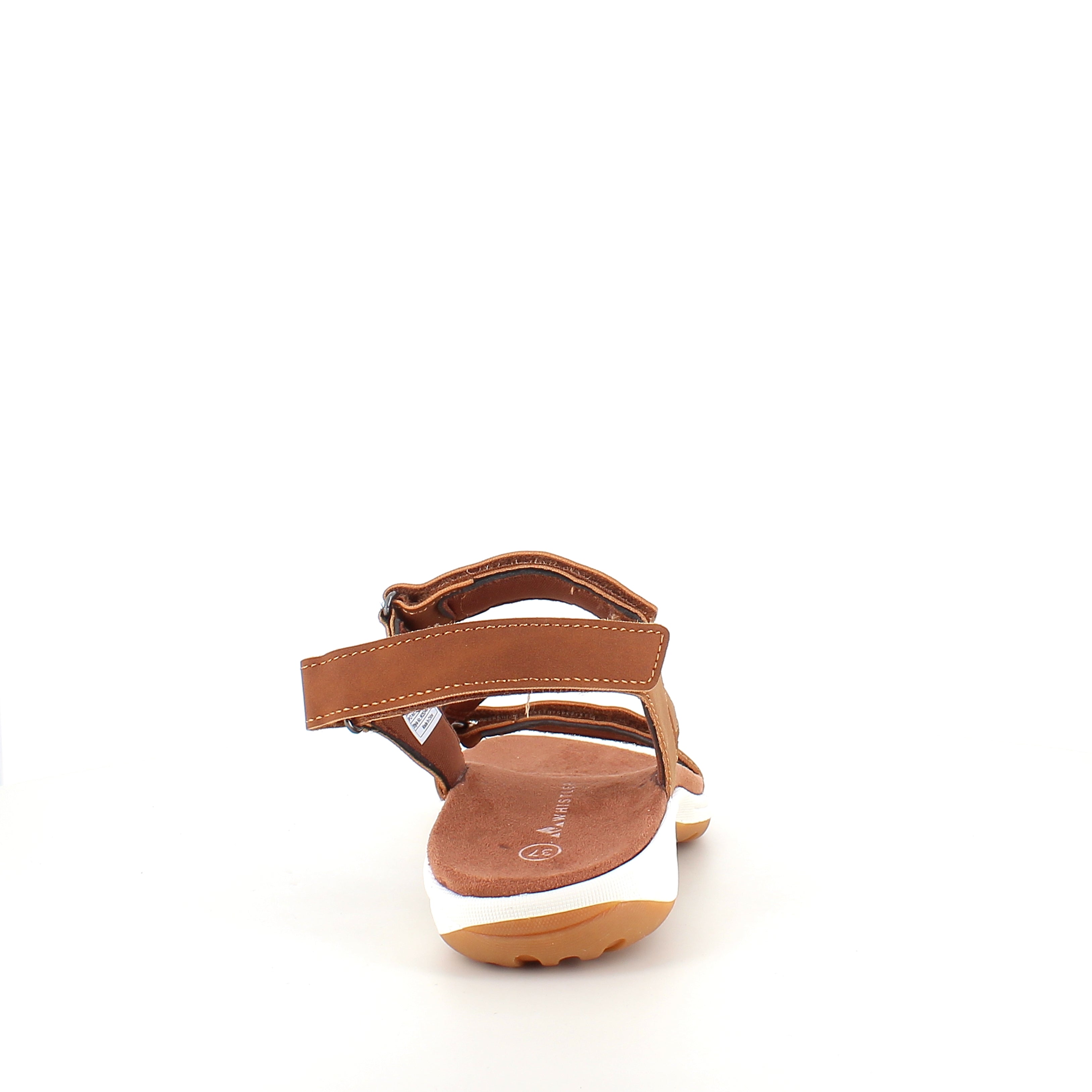 Malena W sandal – brun sandal med god svangstøtte og justerbare remmer