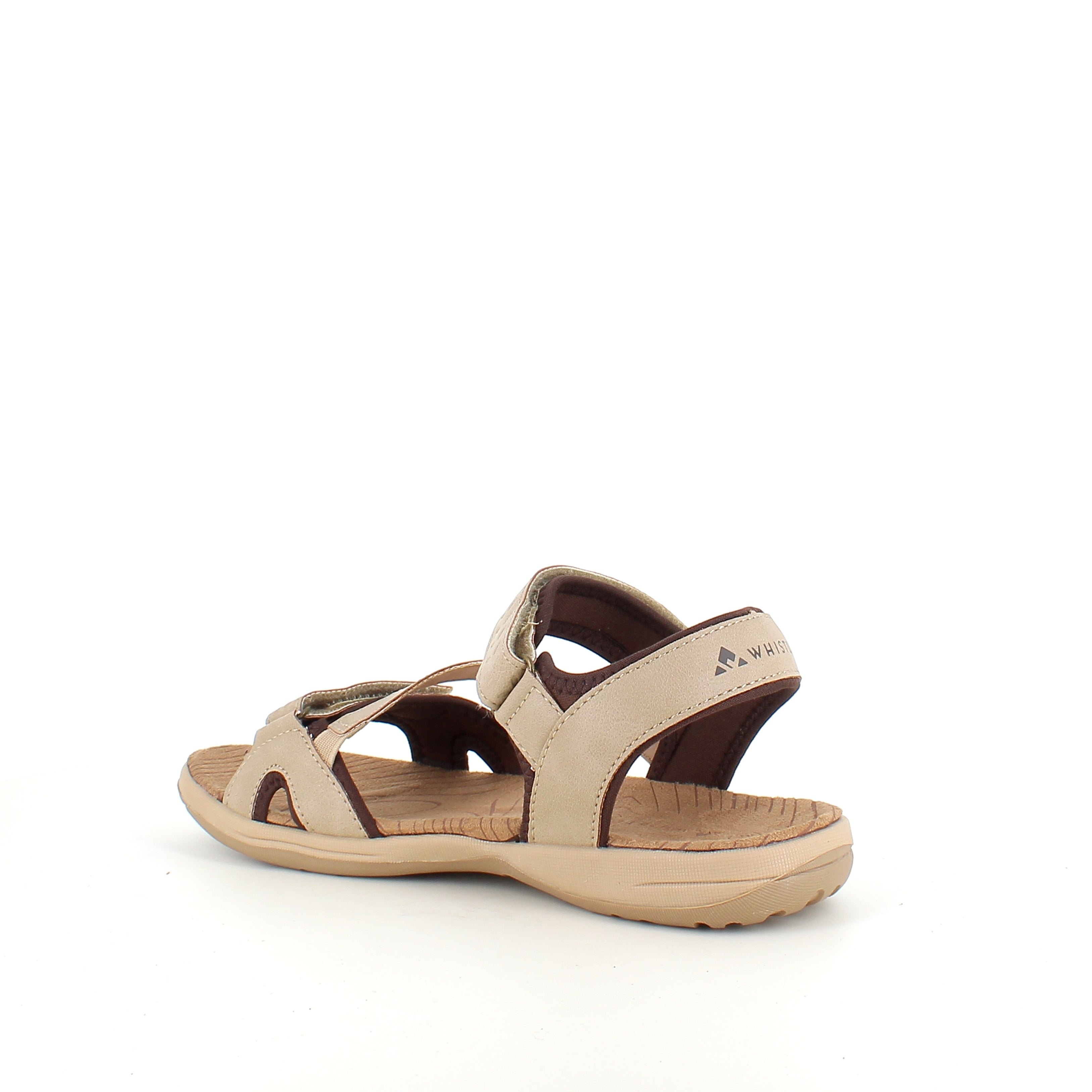 Whistler sandal i beige med stabil såle og justerbar passform