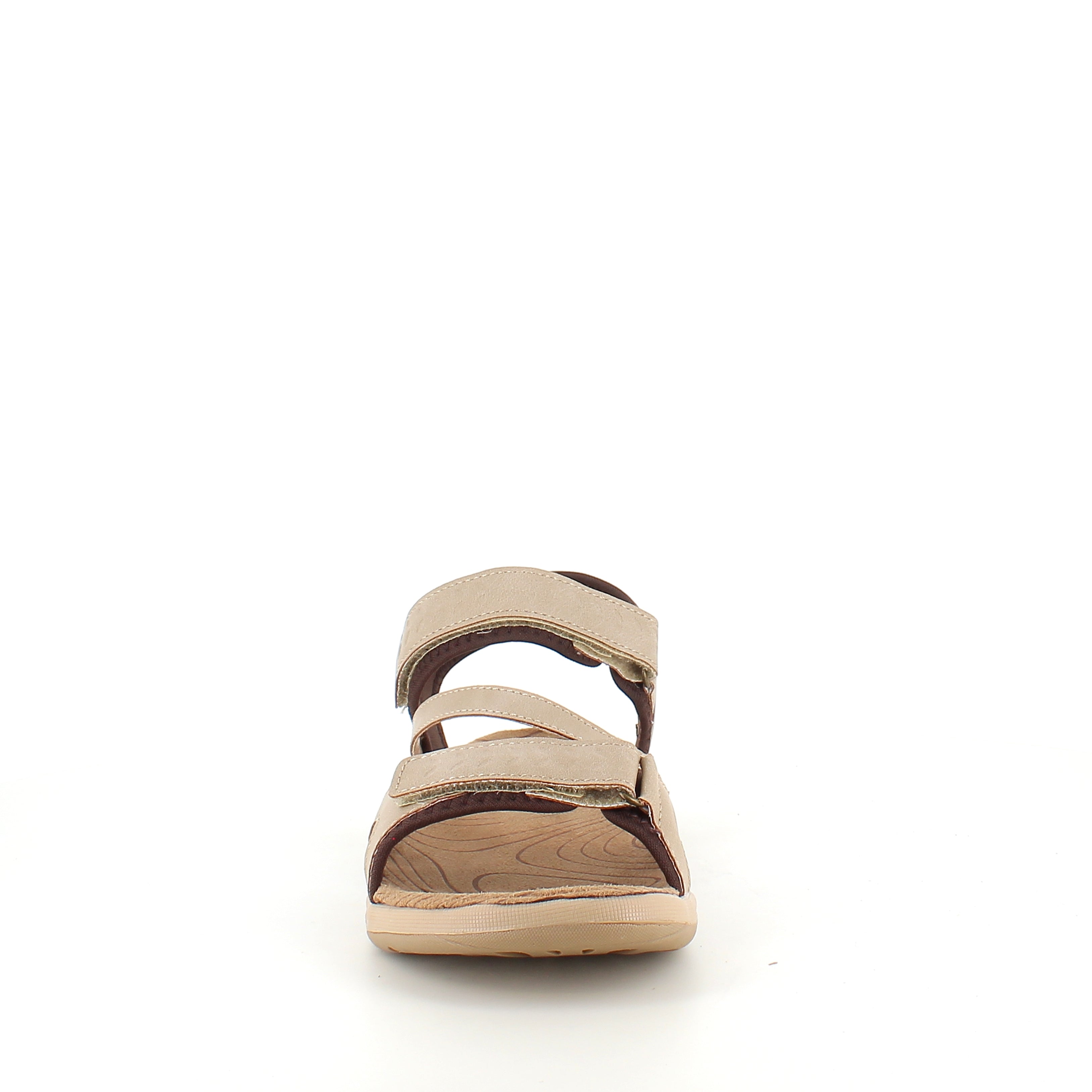 Whistler-sandal i beige med stabil såle og justerbar passform