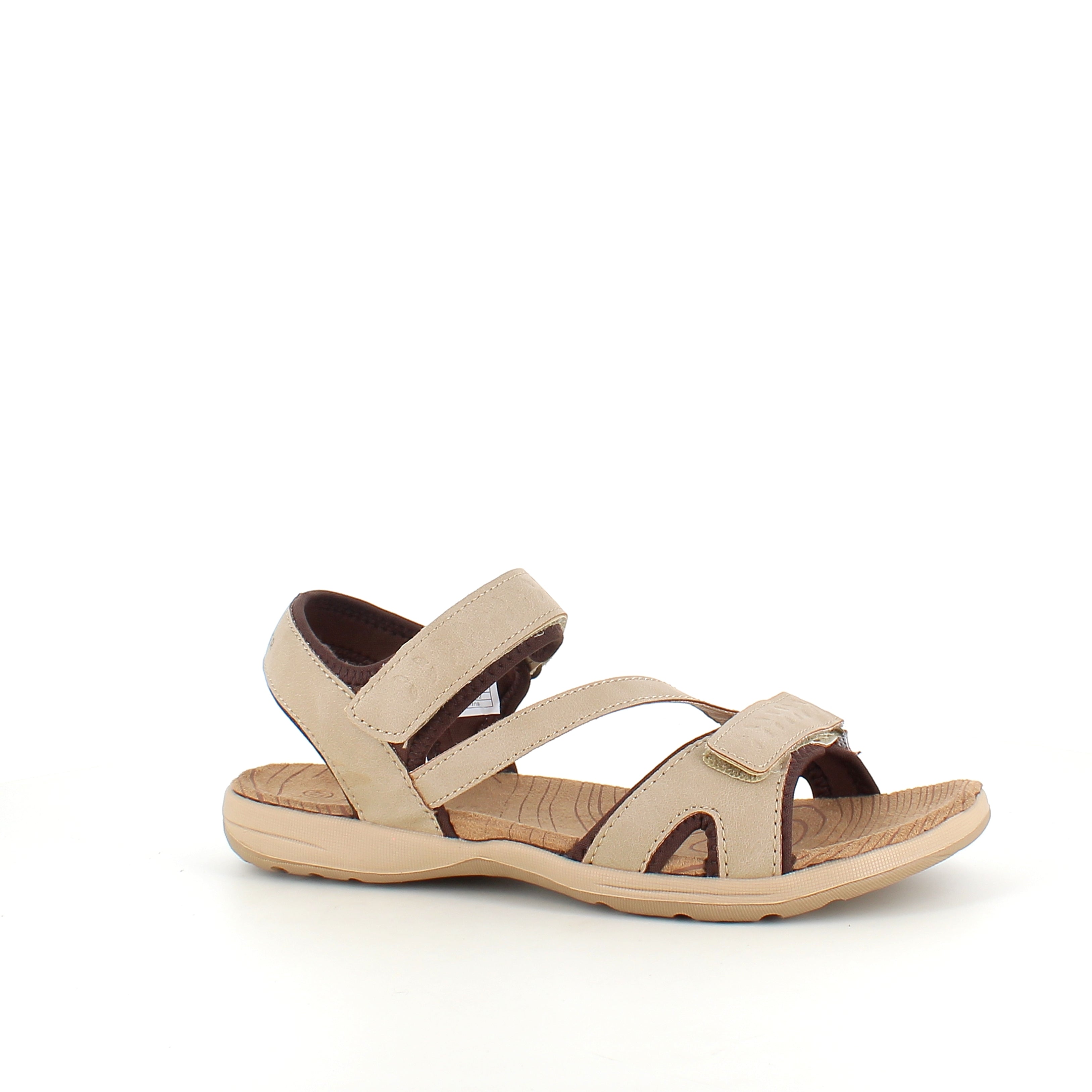 Whistler-sandal i beige med stabil såle og justerbar passform
