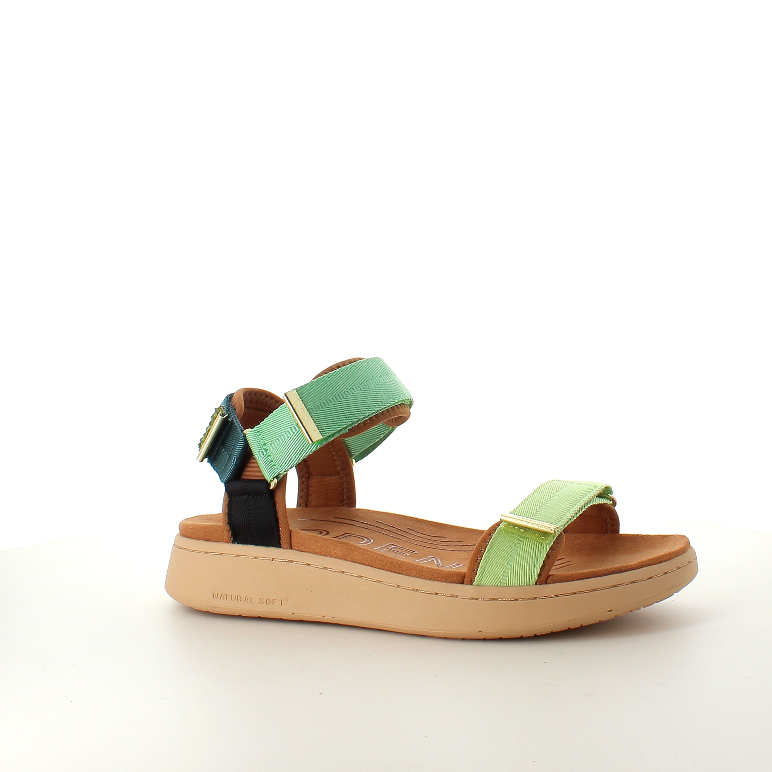Line – Apple Green Multi – WODEN sandal