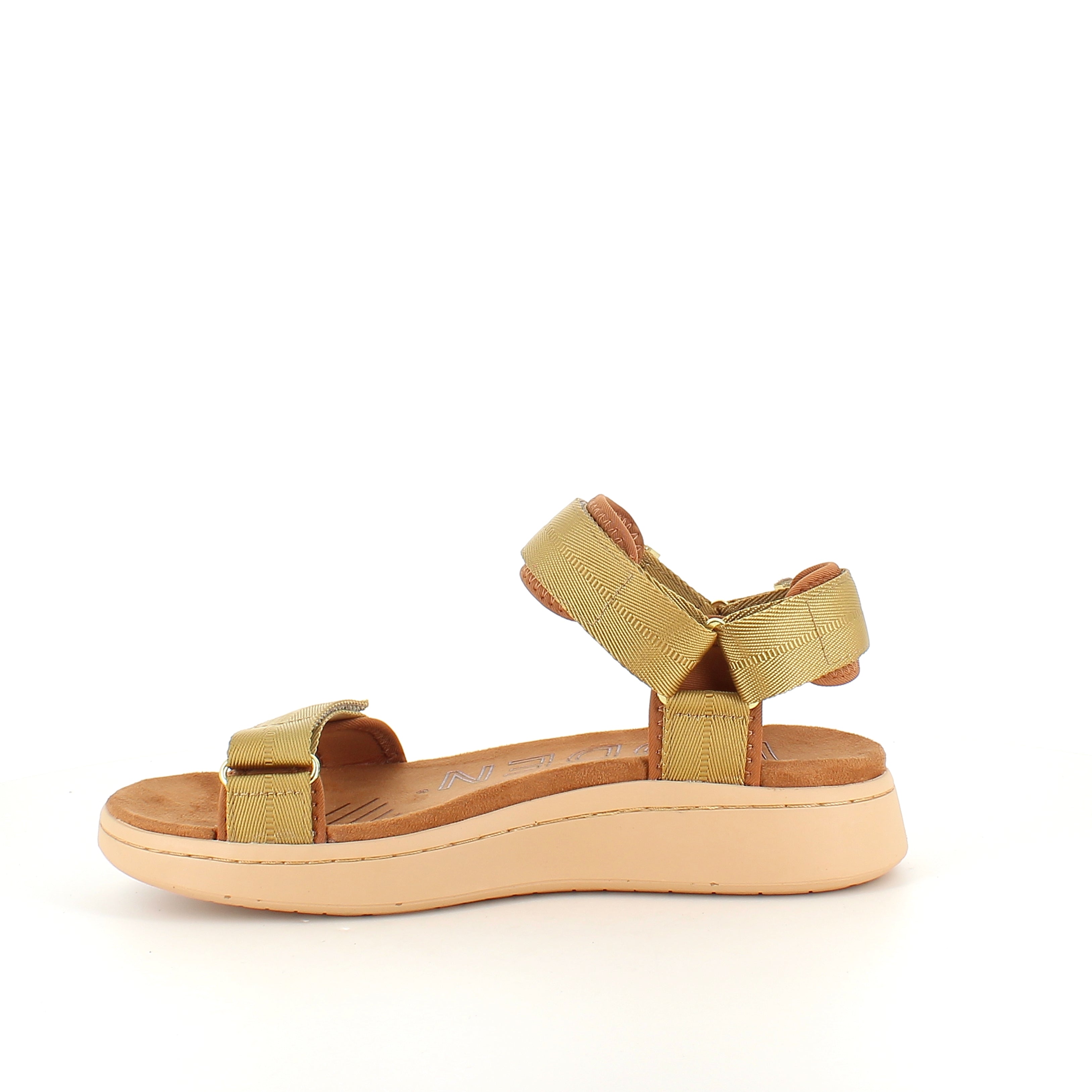 Woden sandal – Khaki (gyllen nyanse)