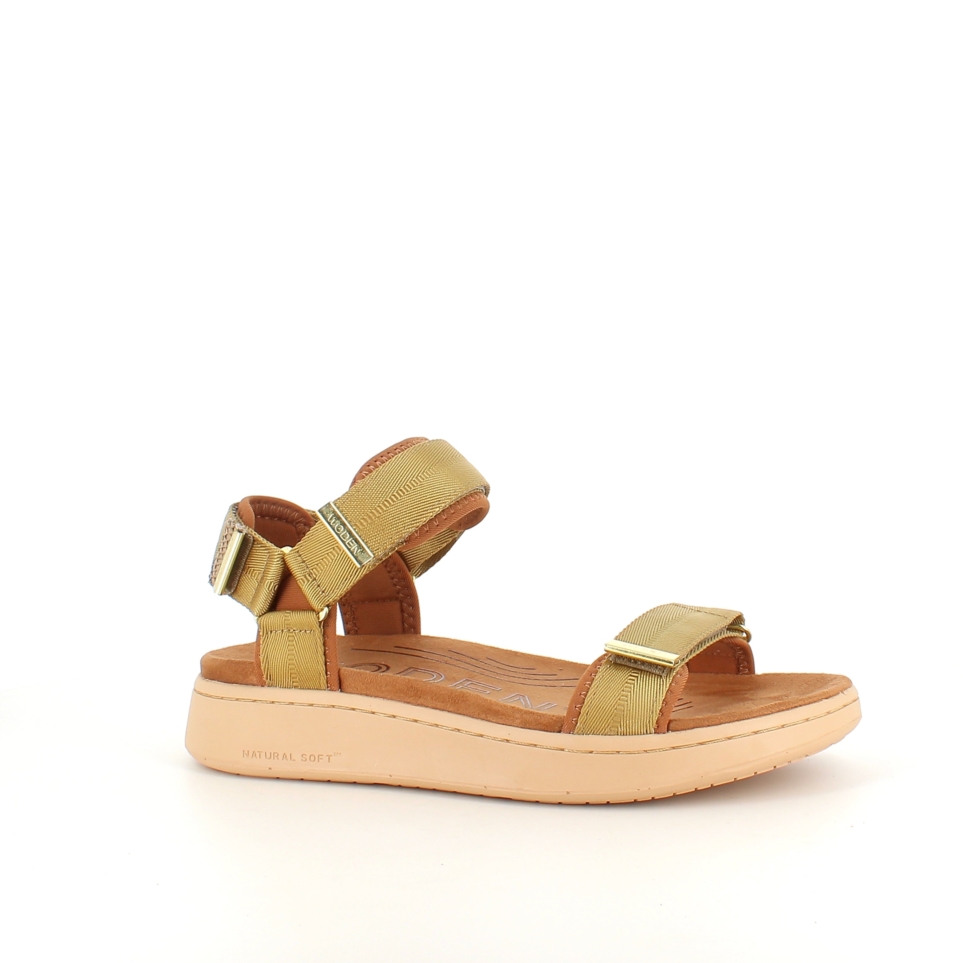 Woden sandal – Khaki (gyllen nyanse)