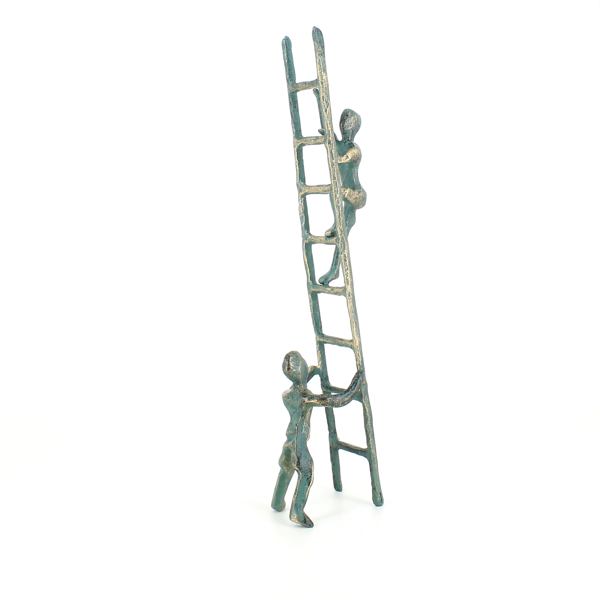 Sammen kan vi nå alt – jernfigur 25 cm, bronsefarget