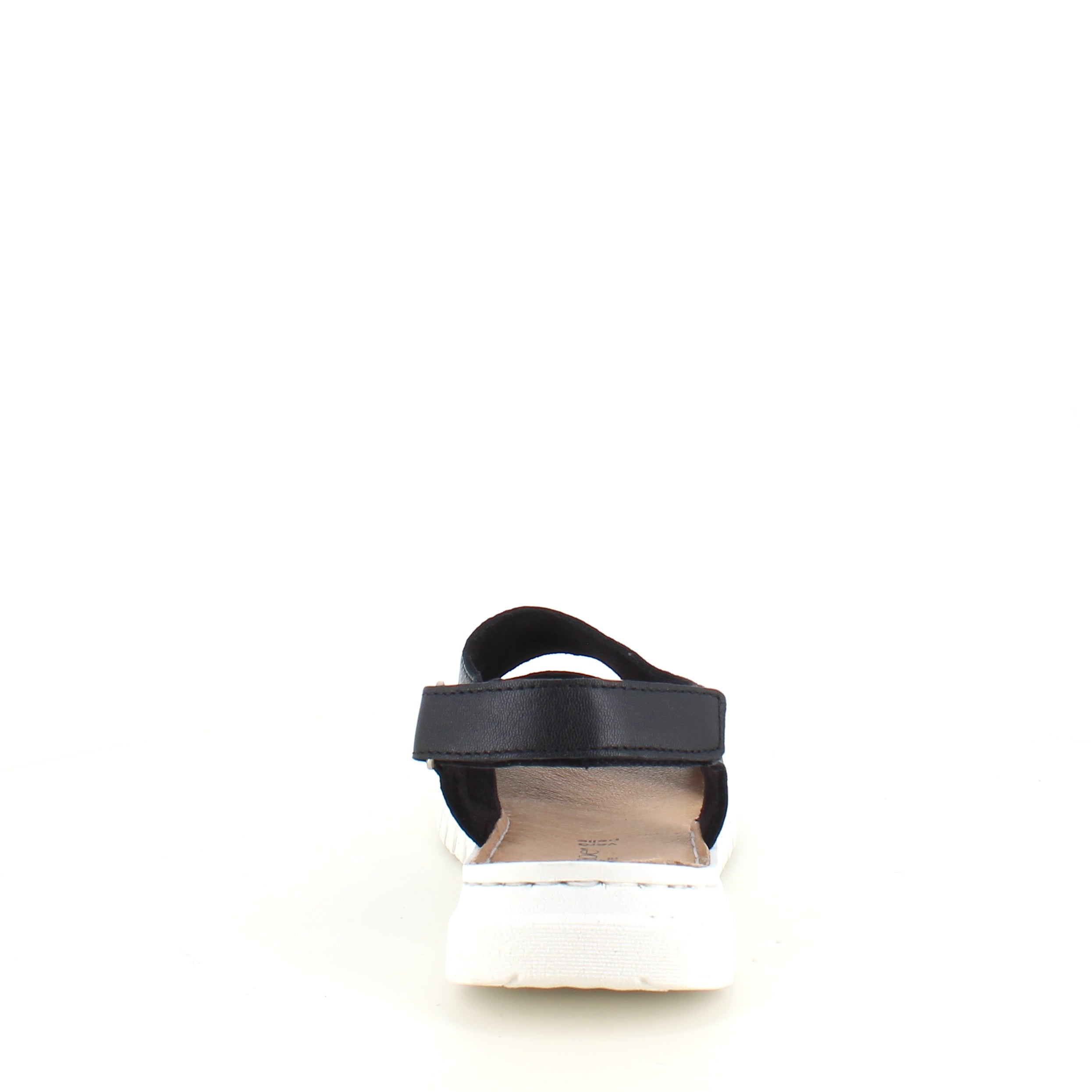 Myk svart skinnsandal fra Relaxshoe
