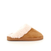 Brune slip-on hjemmesko med god bredde