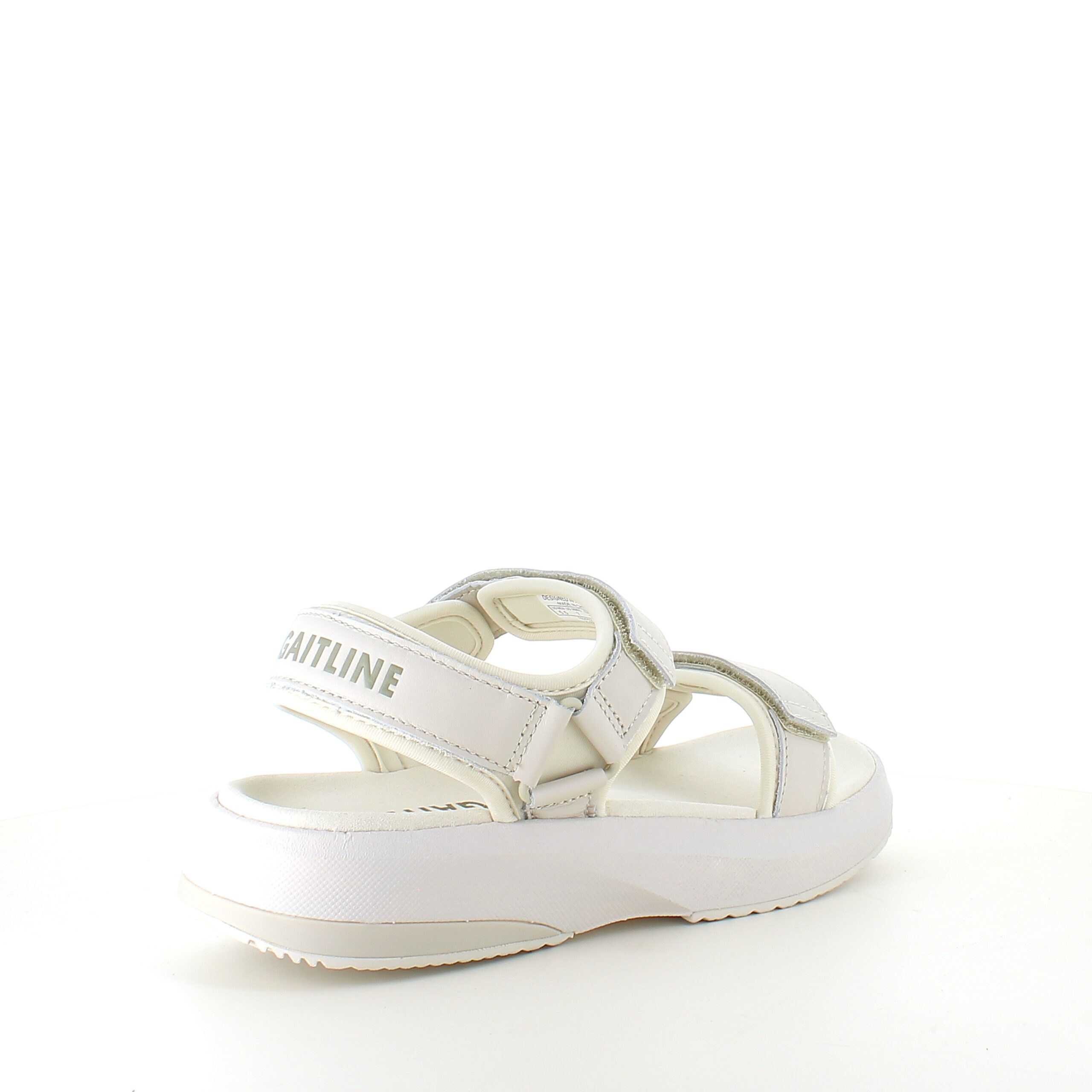 Gaitline sandal – hvit med hvit såle & SGL Technology™