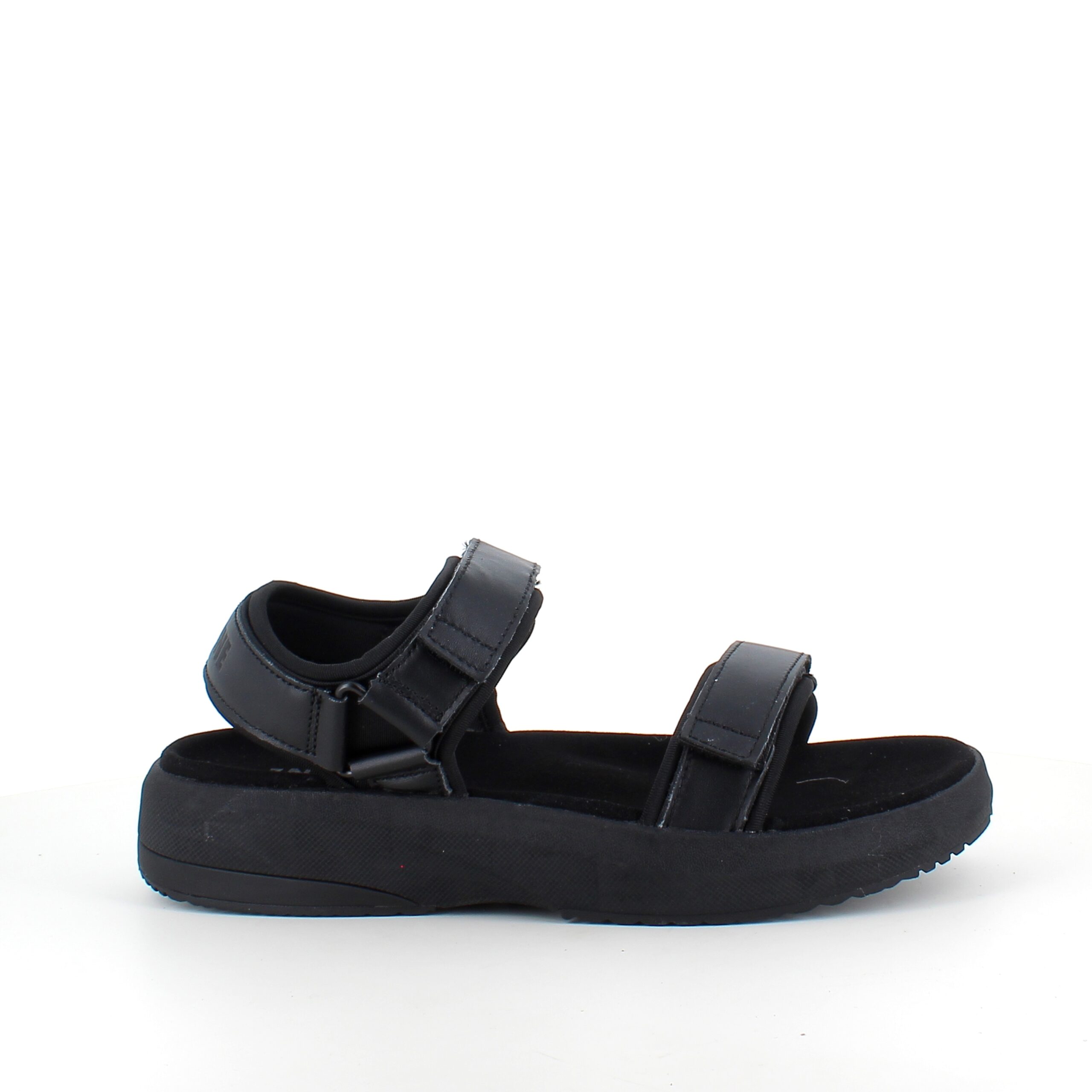 Gaitline sandal – svart med svart såle & SGL Technology™