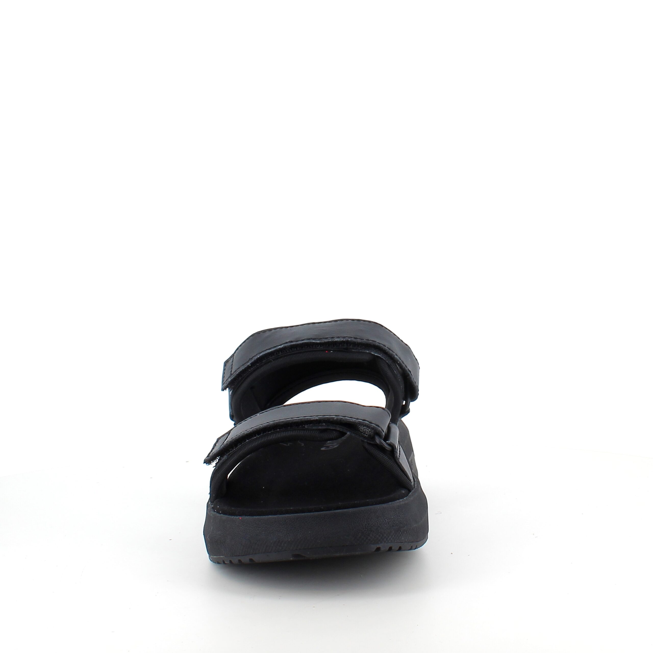 Gaitline sandal – svart med svart såle & SGL Technology™