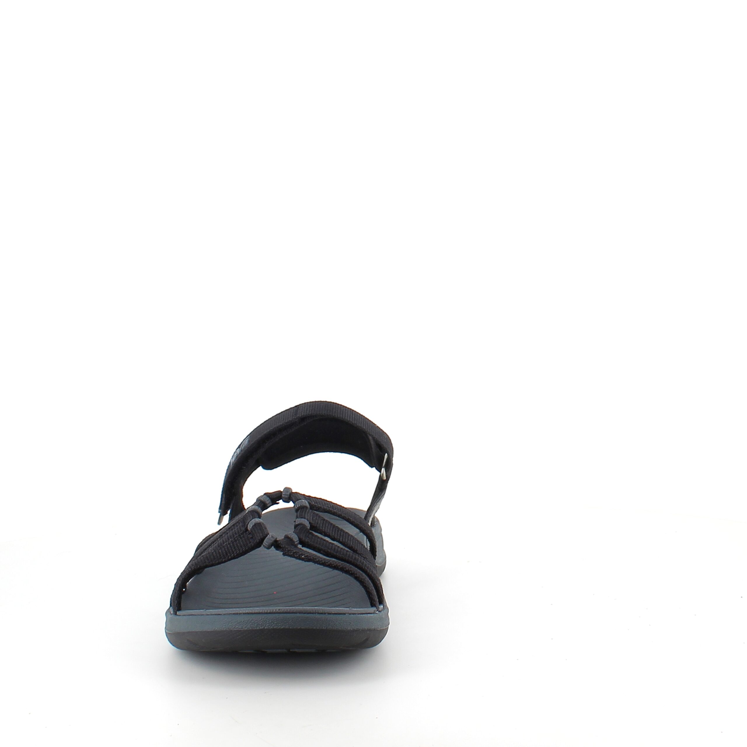 Svart Teva Tirra Traveler sandal med svangstøtte, lettvekt og perfekt passform
