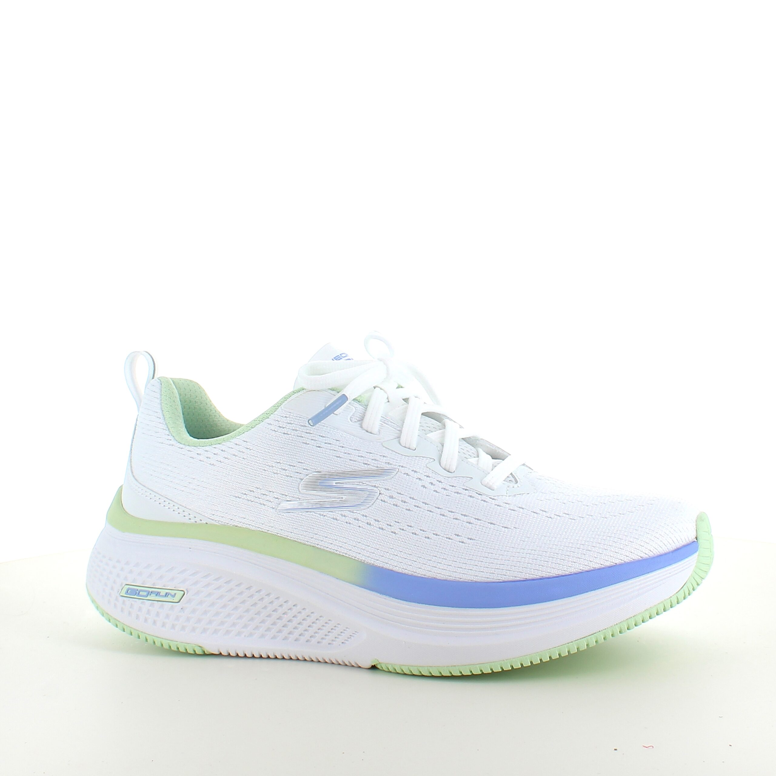 Hvit Skechers GoRun-sko med flotte detaljer