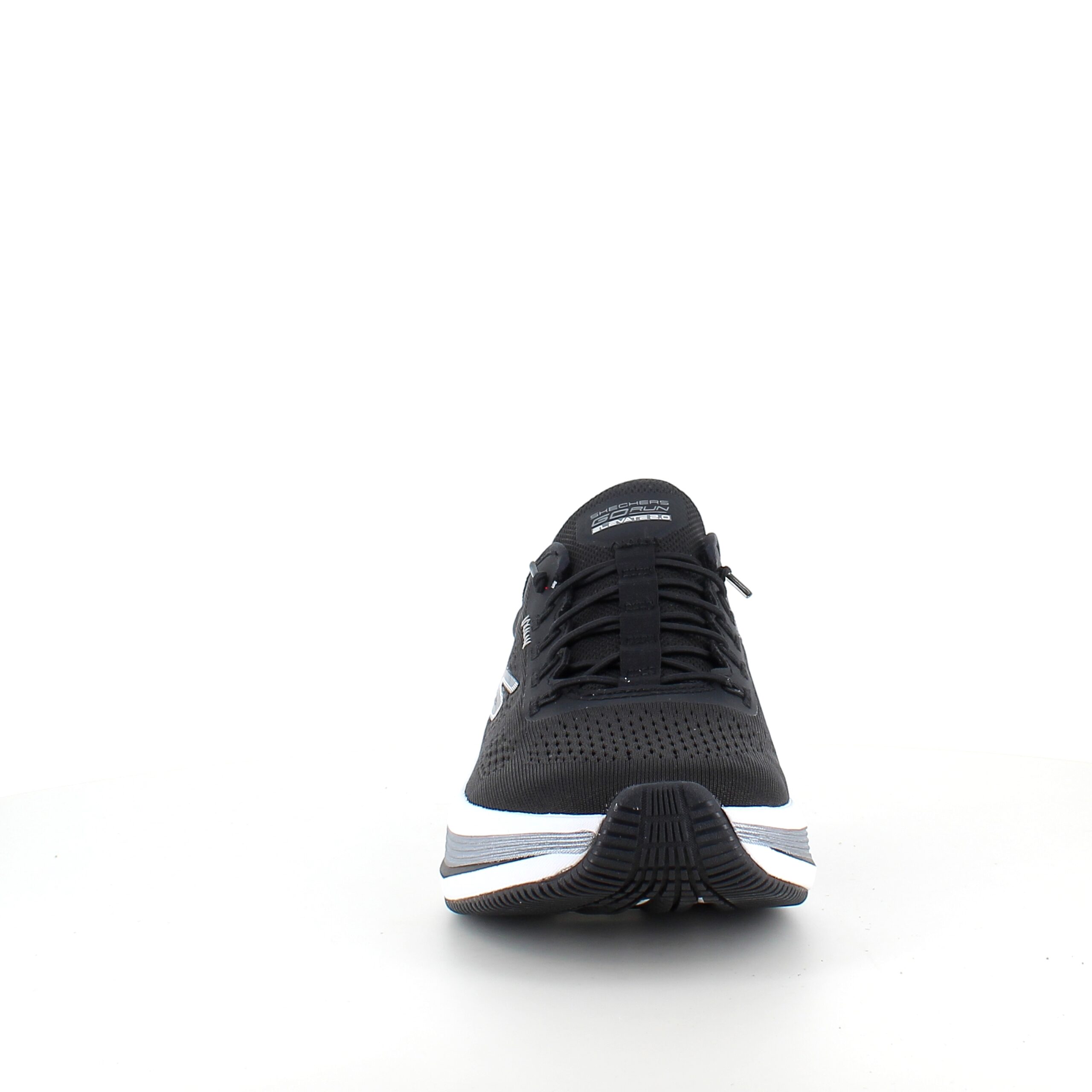 Sorte Slip-ins fra Skechers med elastisk snøring